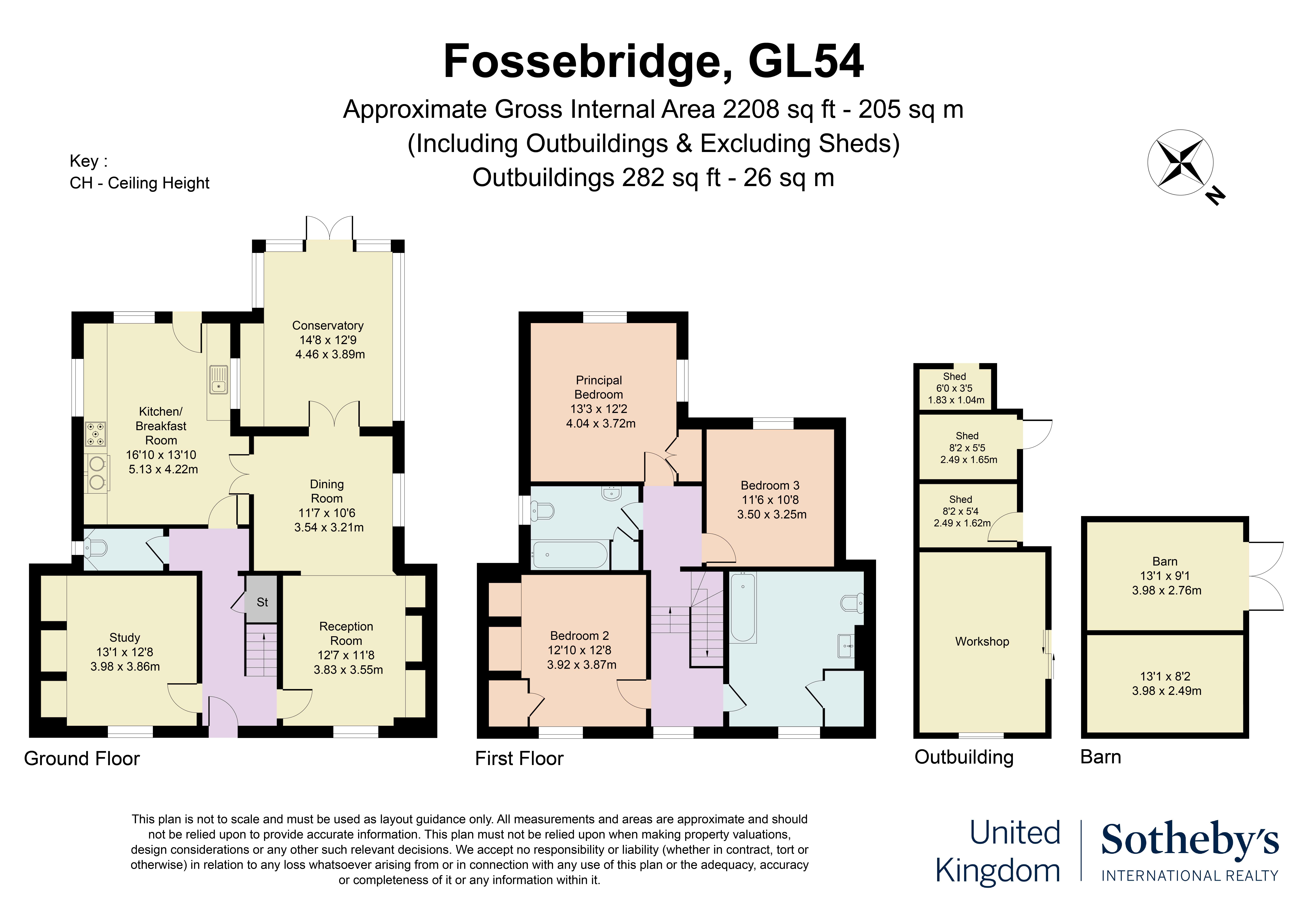 Fossebridge, Fossebridge, Gloucestershire floorplan