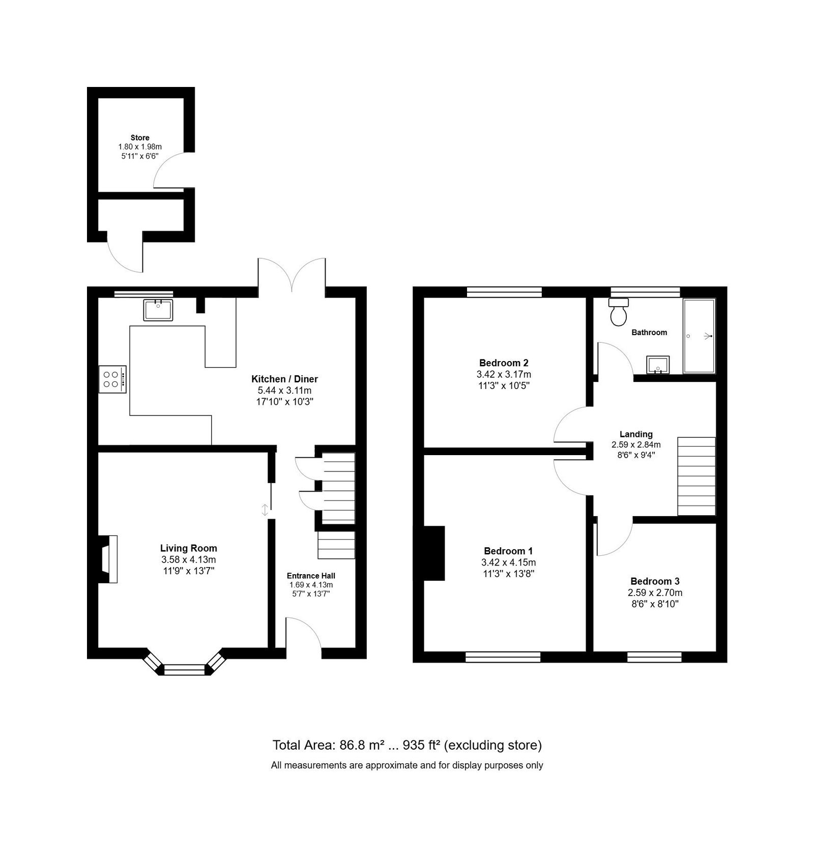 31, Dukes Road, St. Neots floorplan