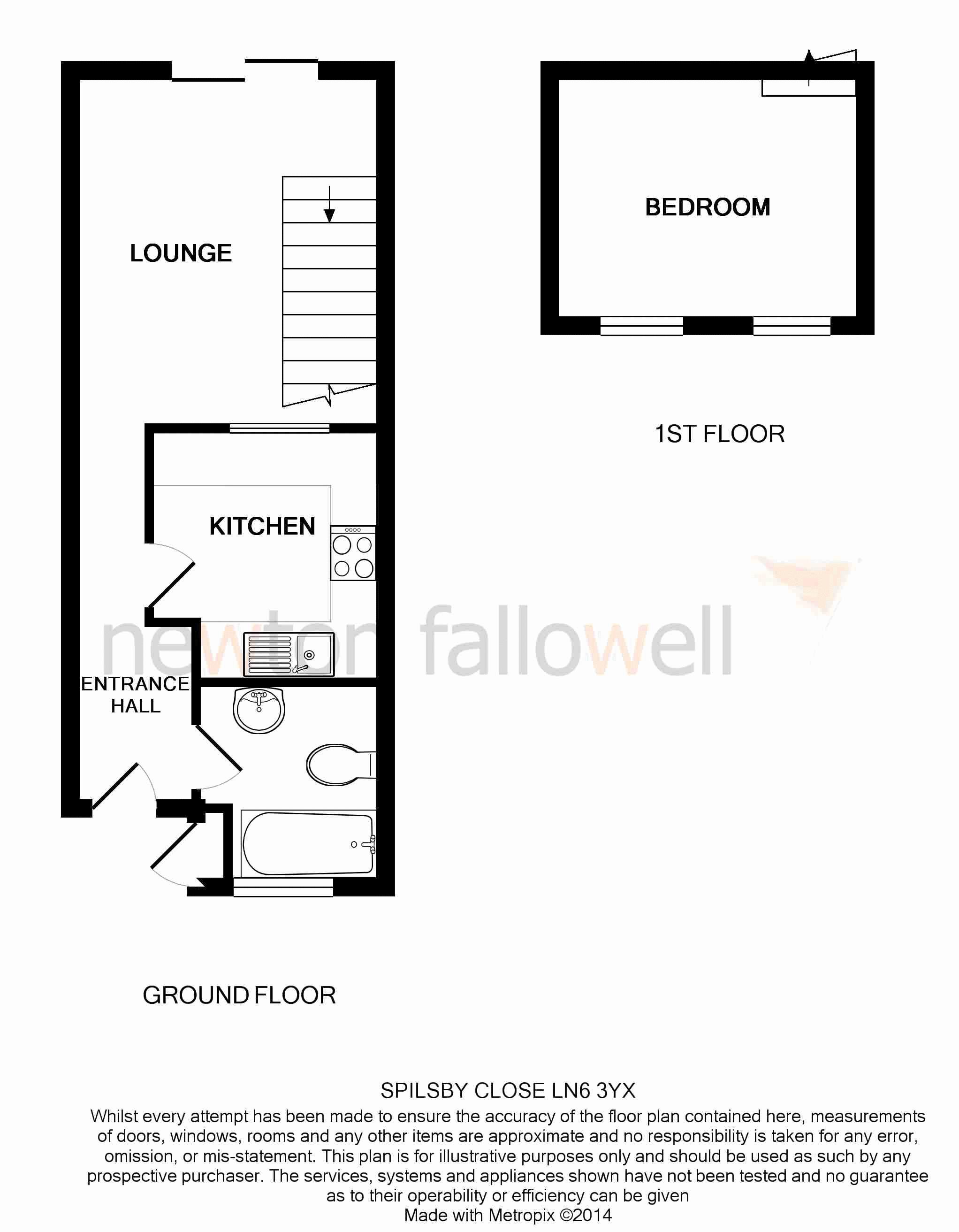 1 bed terraced house to rent in Spilsby Close, Doddington Park, Lincoln