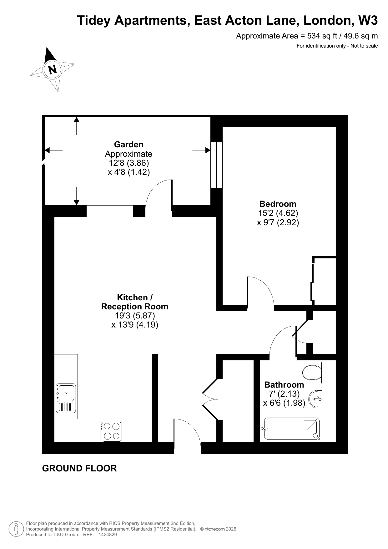 East Acton Lane, Acton floorplan