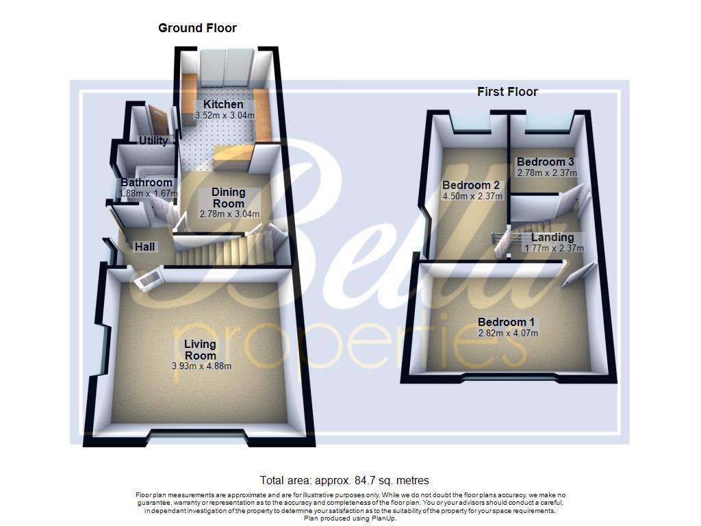 4, Horbury Close, Scunthorpe floorplan
