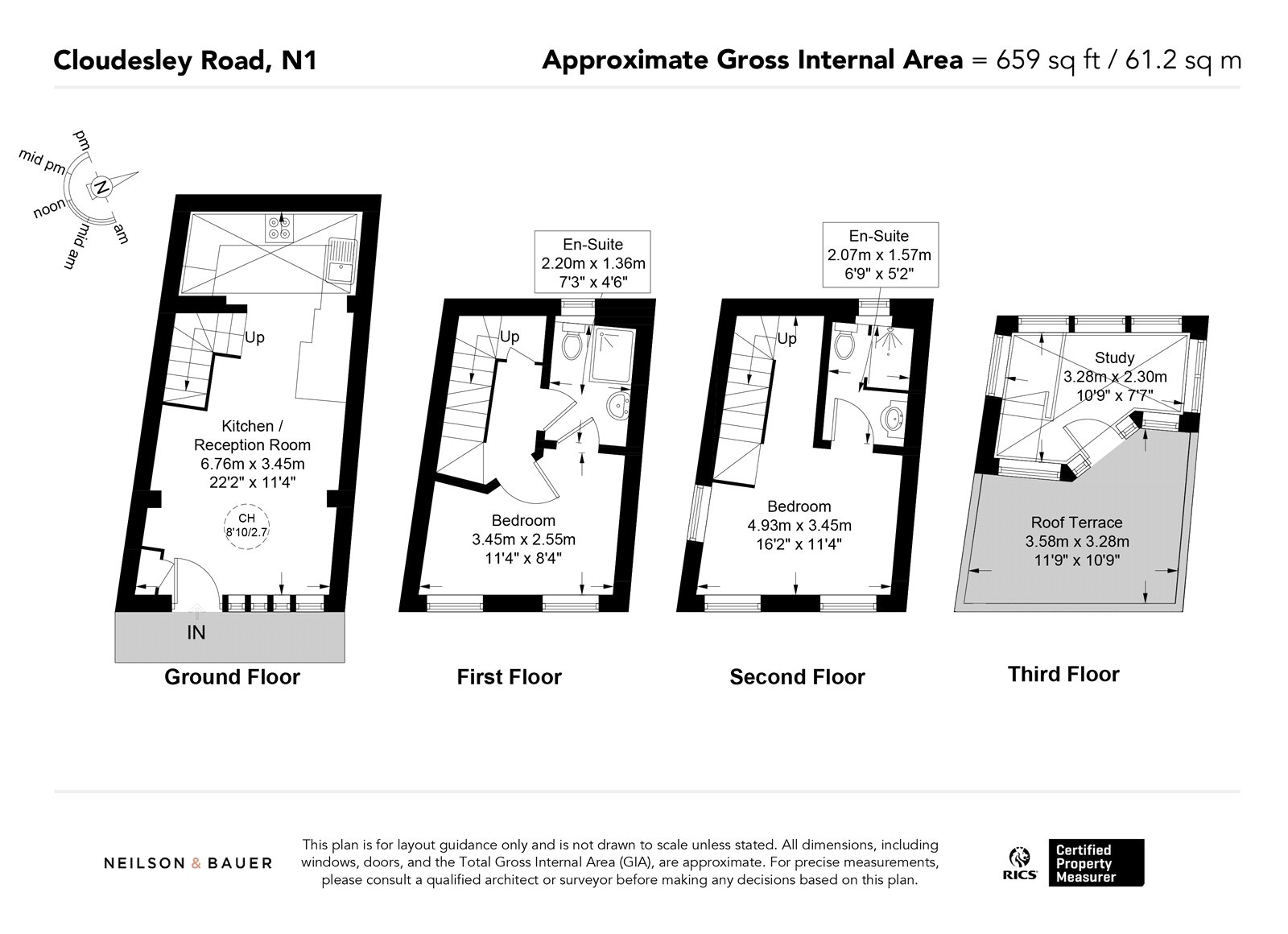 139, Cloudesley Road, London floorplan