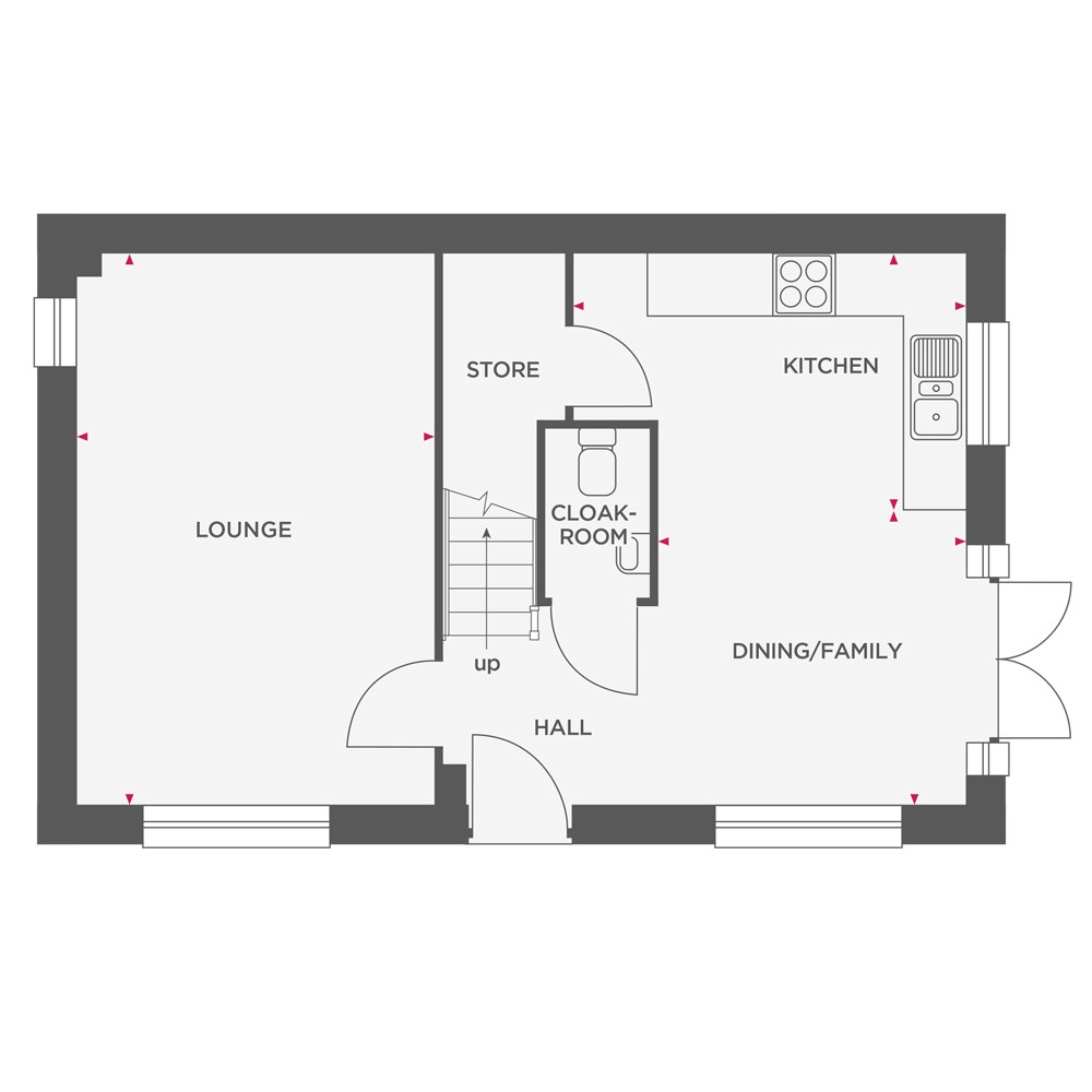 Plot 276 The Acacia,, Kingsley Manor, Thornton-Cleveleys floorplan