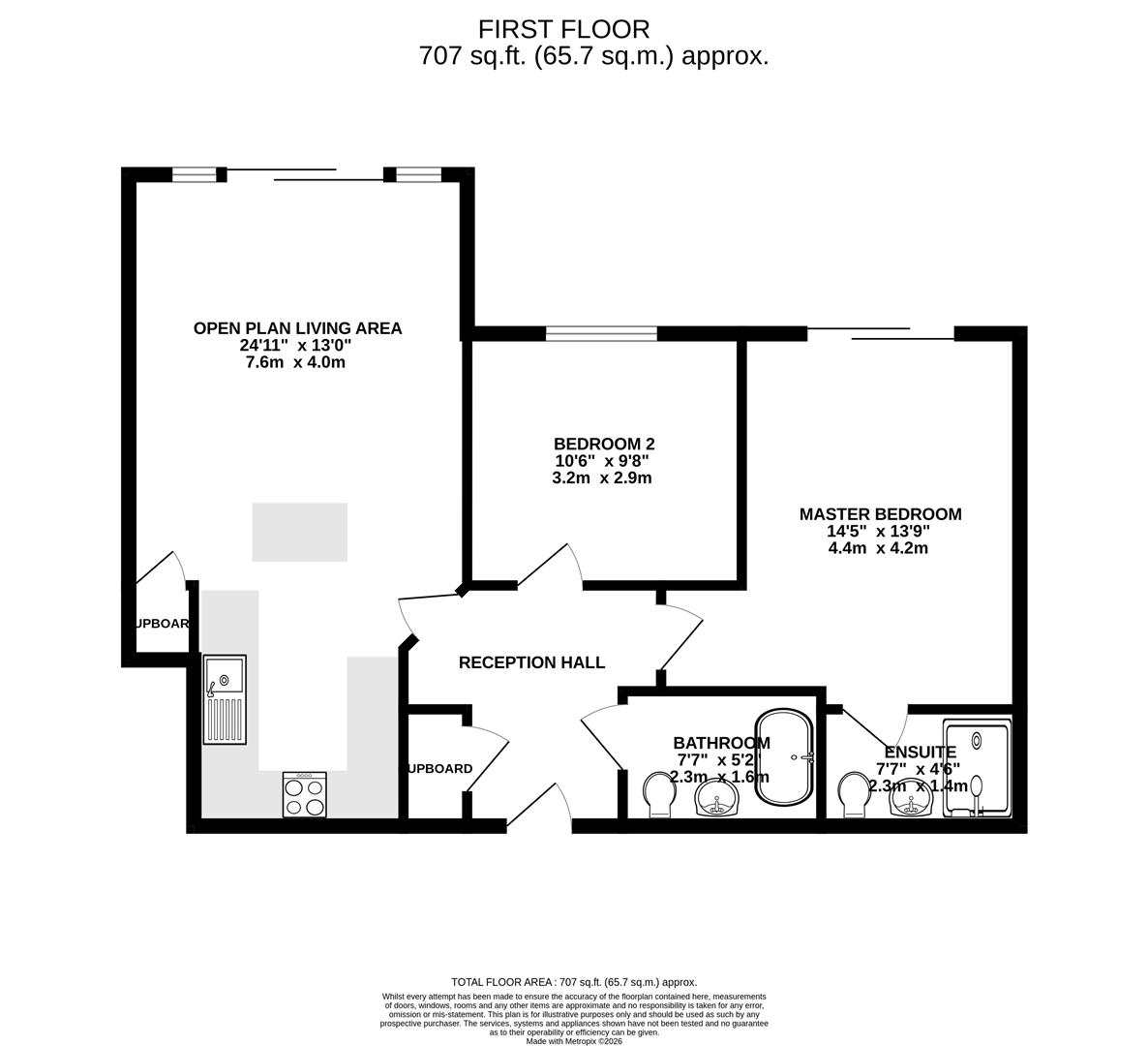Flat 4 Azure, Azure I 56 Preston Road, Weymouth floorplan