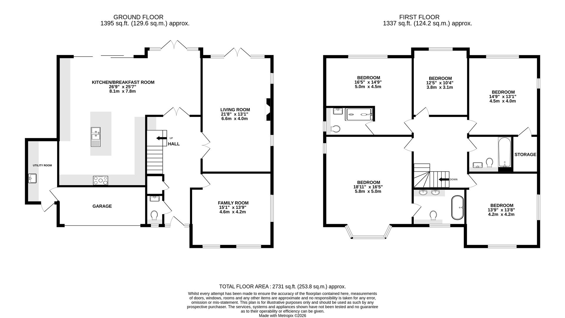 1, Gainsborough Place, Chigwell floorplan