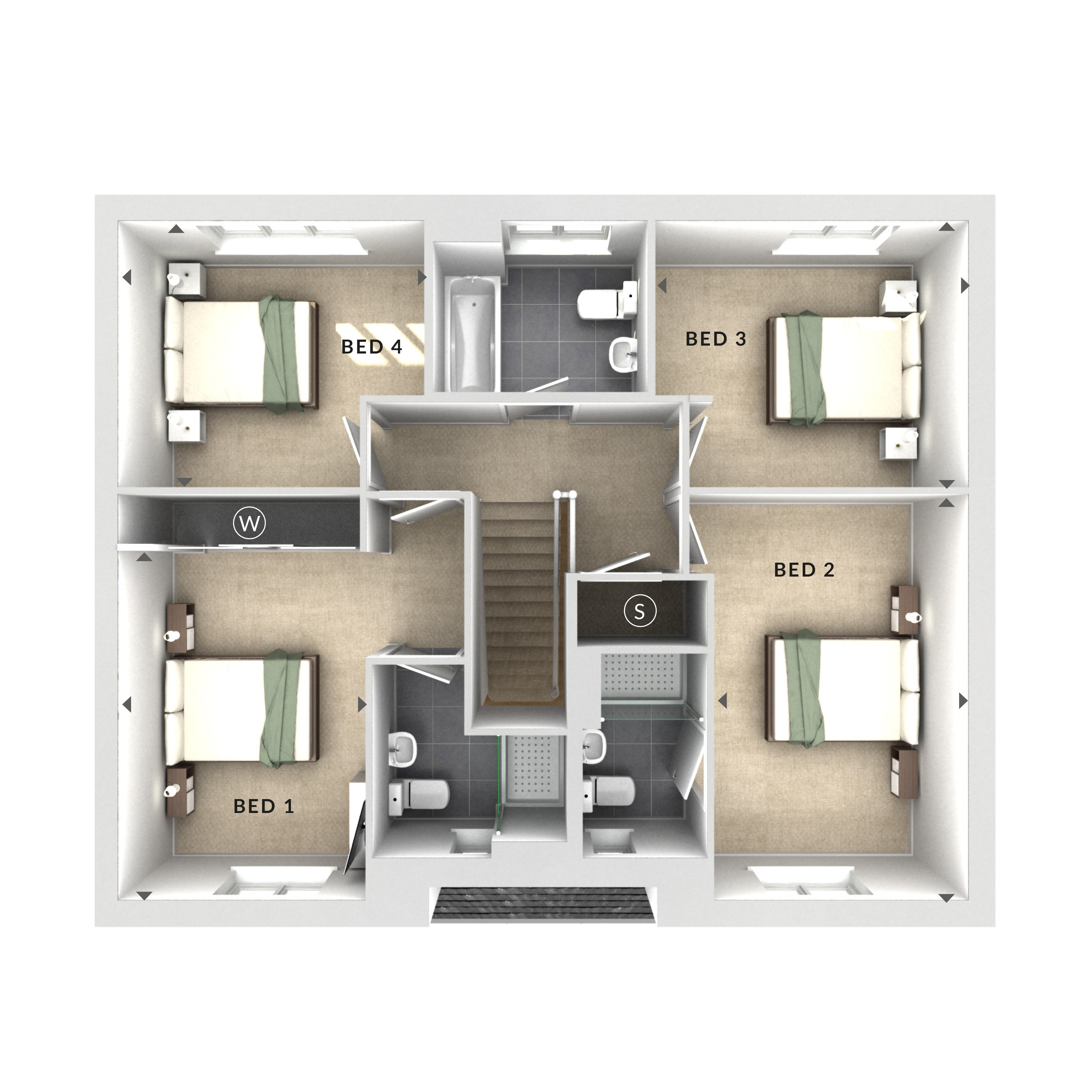 180, Berewood, Waterlooville floorplan