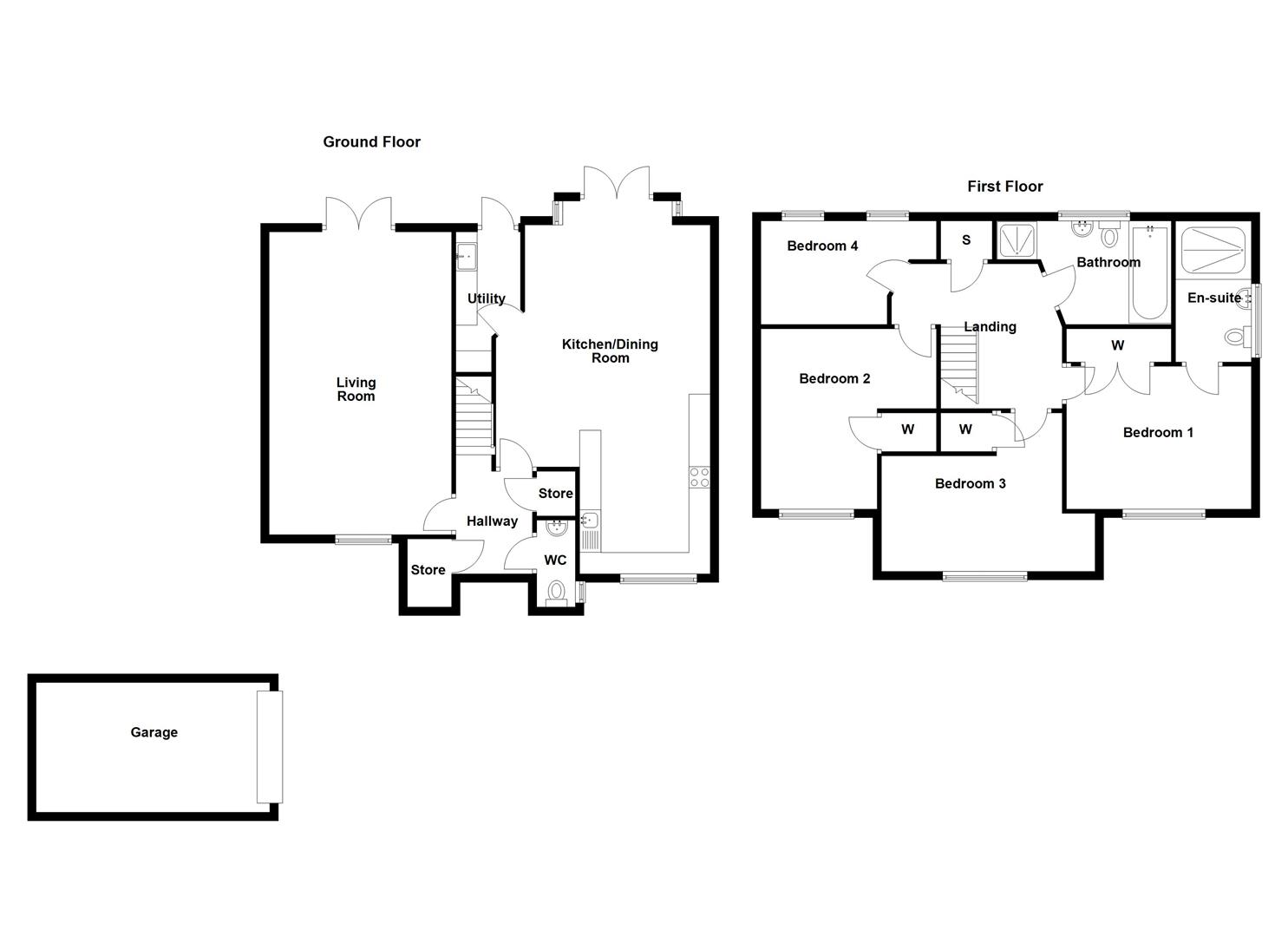 26, John Rhodes Way, Sandyford floorplan
