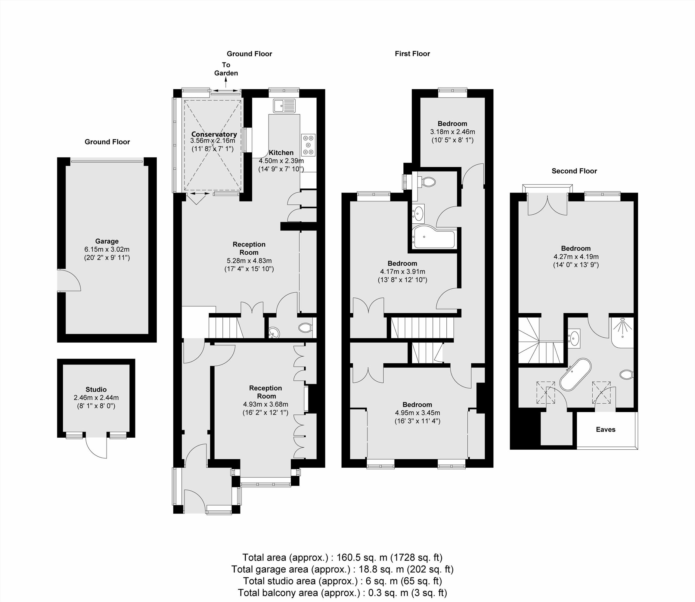 64, Swallowfield Road, London floorplan