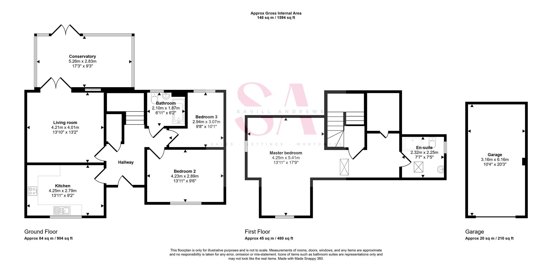 5, Lime Close, Chard floorplan