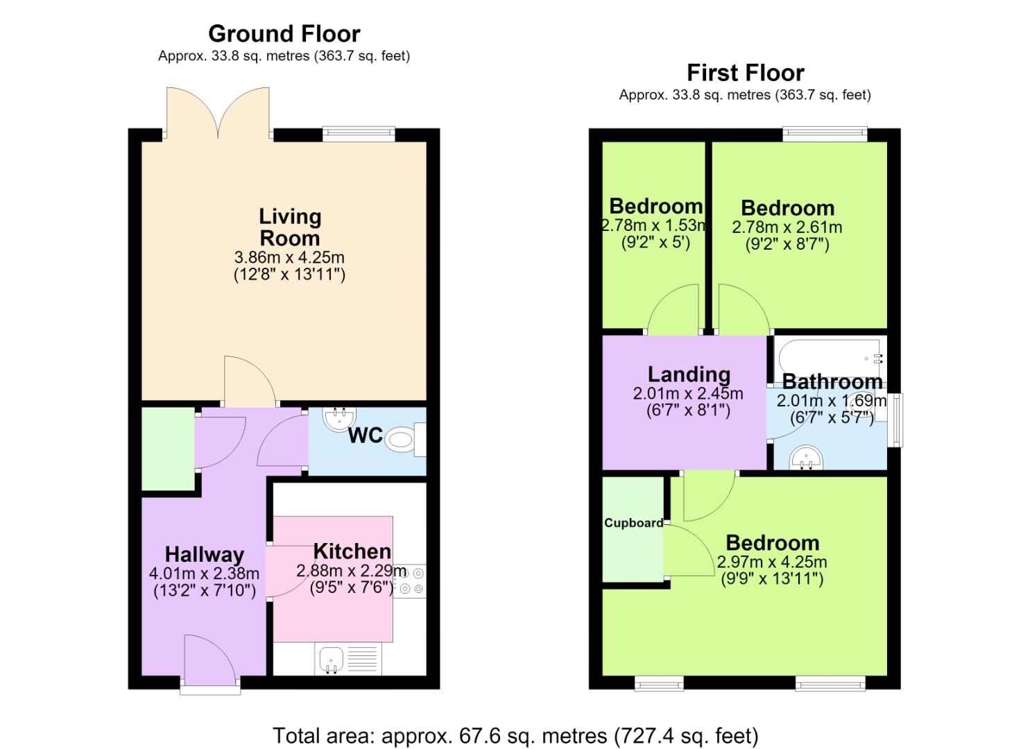 46, Bemrose Drive, Nottingham floorplan