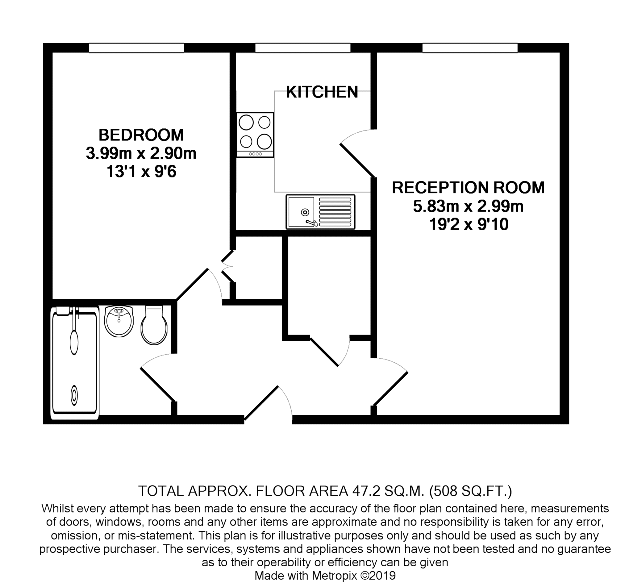 1 Bedrooms Flat to rent in Burke Close, London SW15