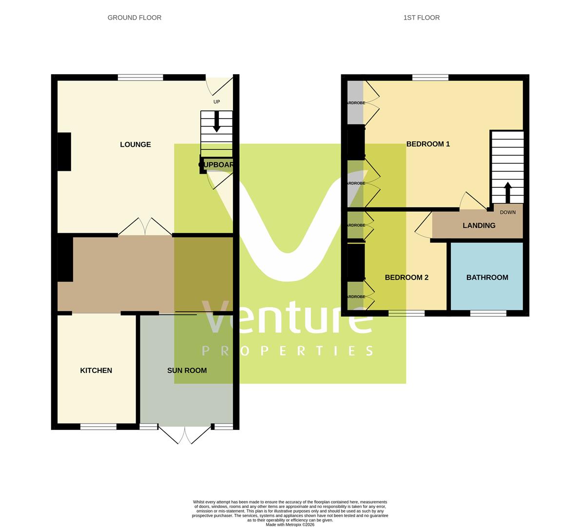 14, Front Street, Helmington Row, Crook floorplan