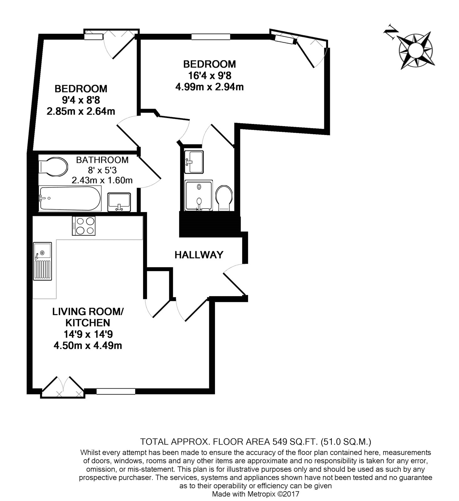 2 Bedrooms Flat to rent in Unze Court, 32 Vallance Road E1