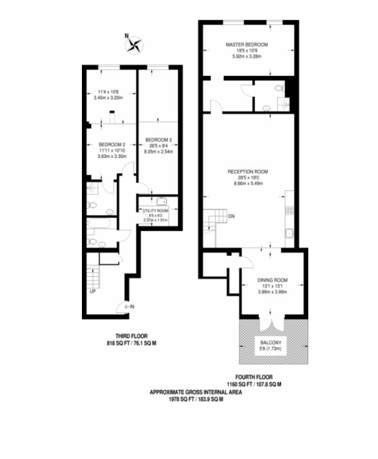 Flat 8, 6-12 Triangle Road, Hackney floorplan