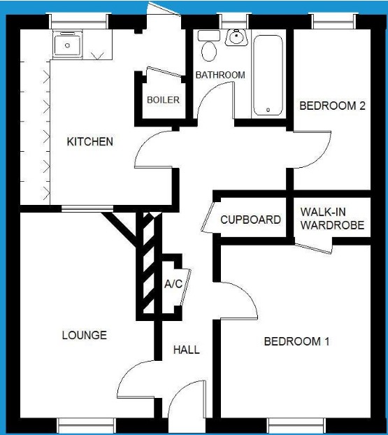 39 Penpont View, Altarnun, Cornwall floorplan