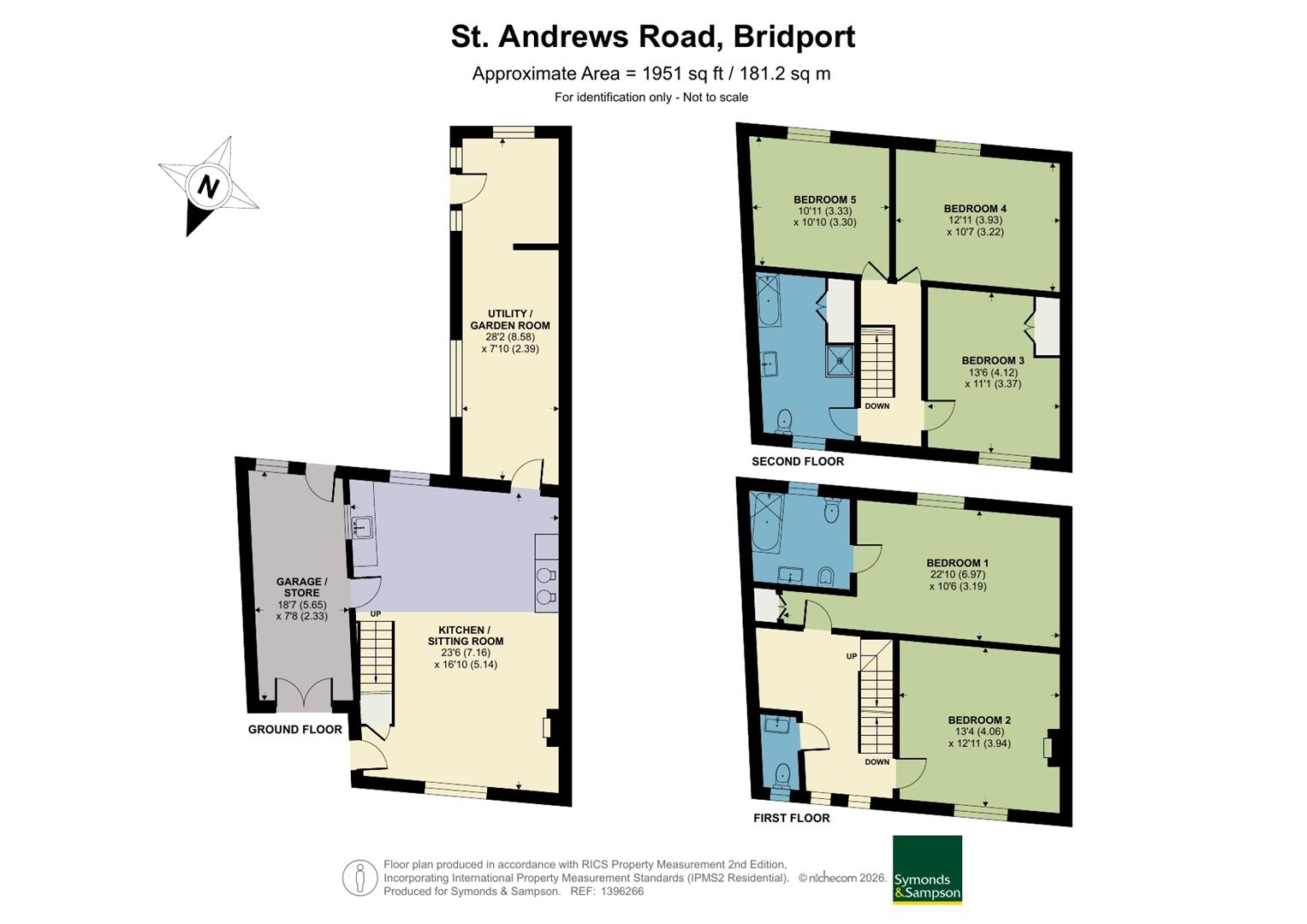 8, St. Andrews Road, Bridport floorplan