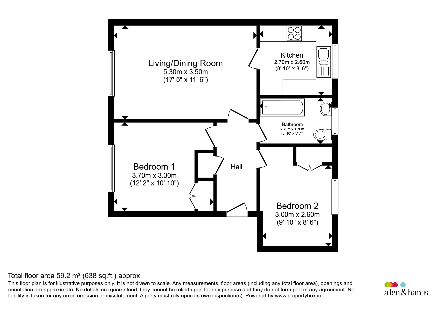 5, Trewartha Court, CARDIFF floorplan