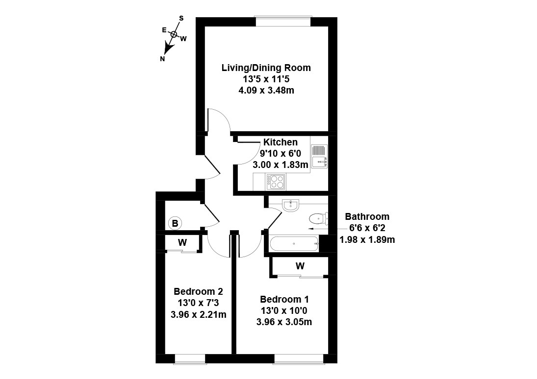 2 Bedrooms Flat for sale in Rodney Place, Canonmills, Edinburgh EH7