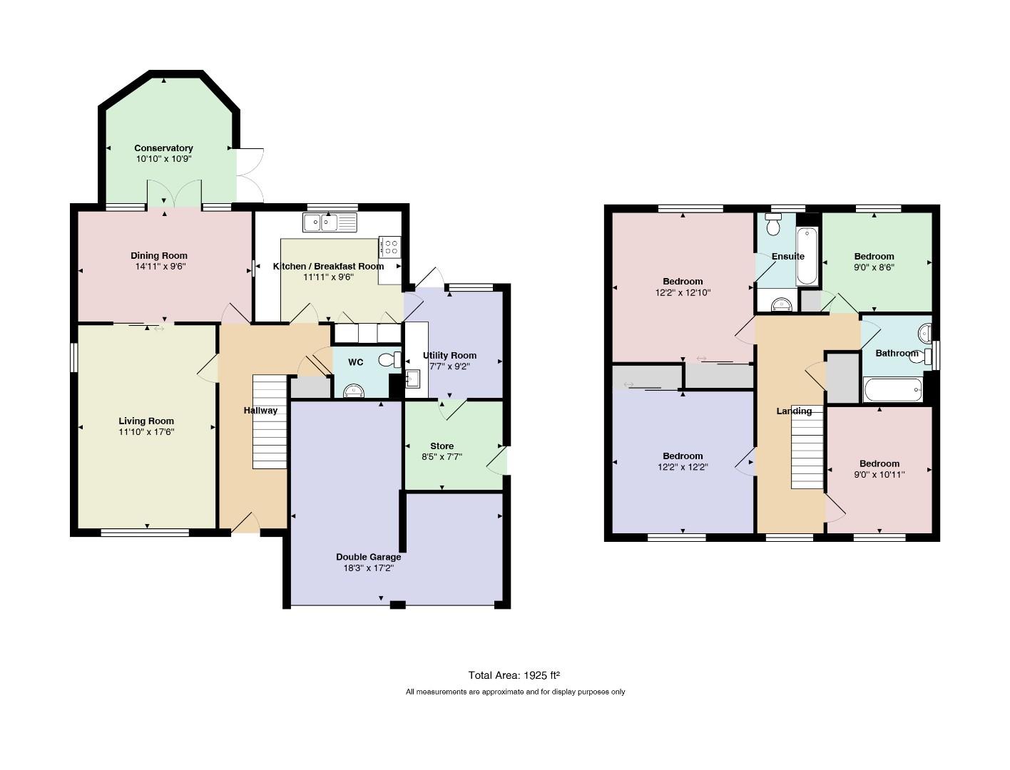 57, Cotefield Drive, Leighton Buzzard floorplan