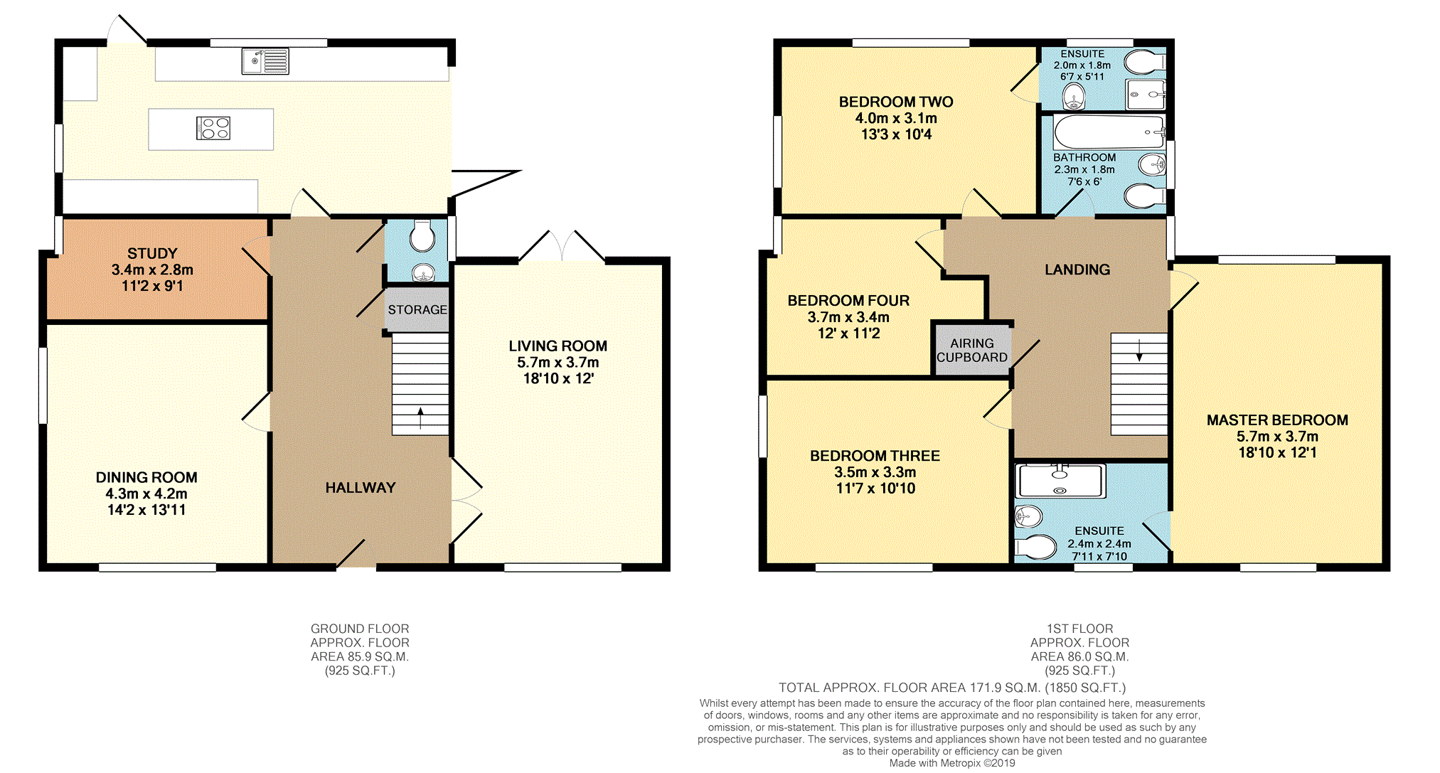 4 Bedrooms Detached house for sale in Lime Grove, Bedford MK45