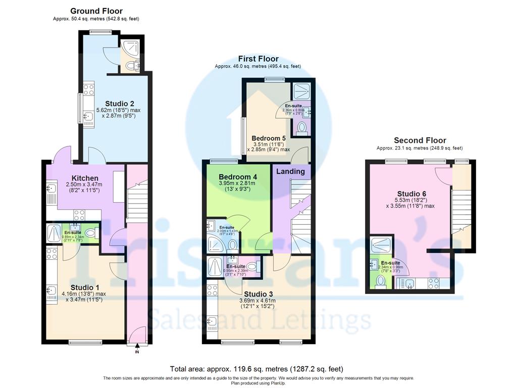 Room 5, 22, Upper Wellington Street, Nottingham floorplan