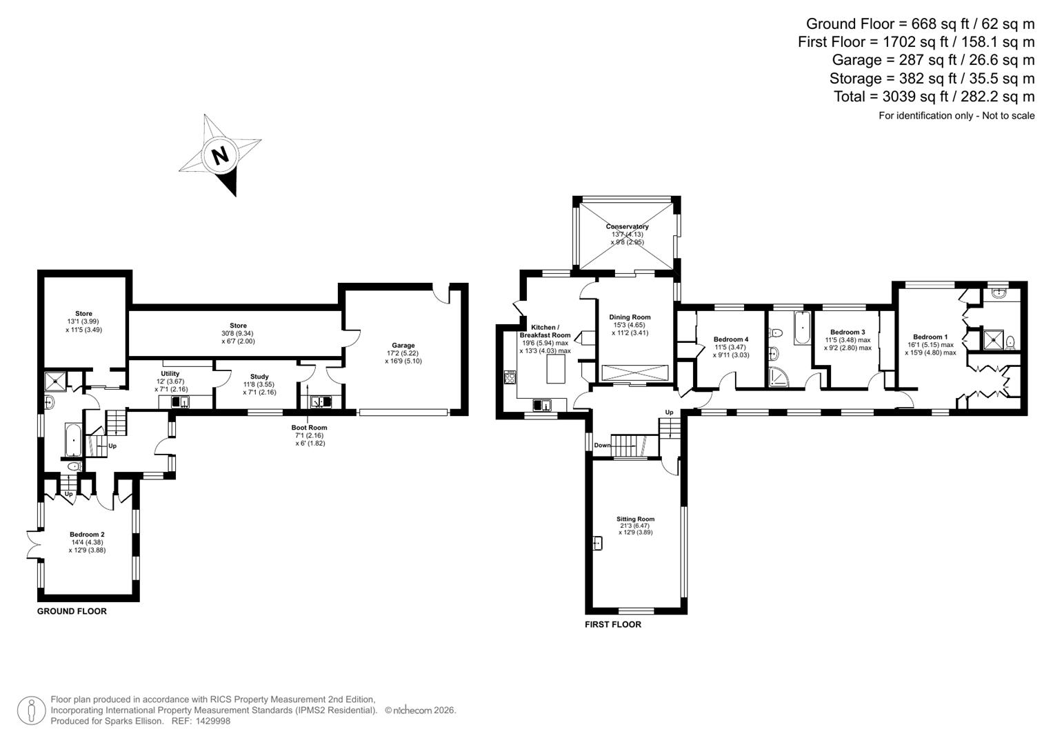 91, Hocombe Road, Chandler's Ford floorplan