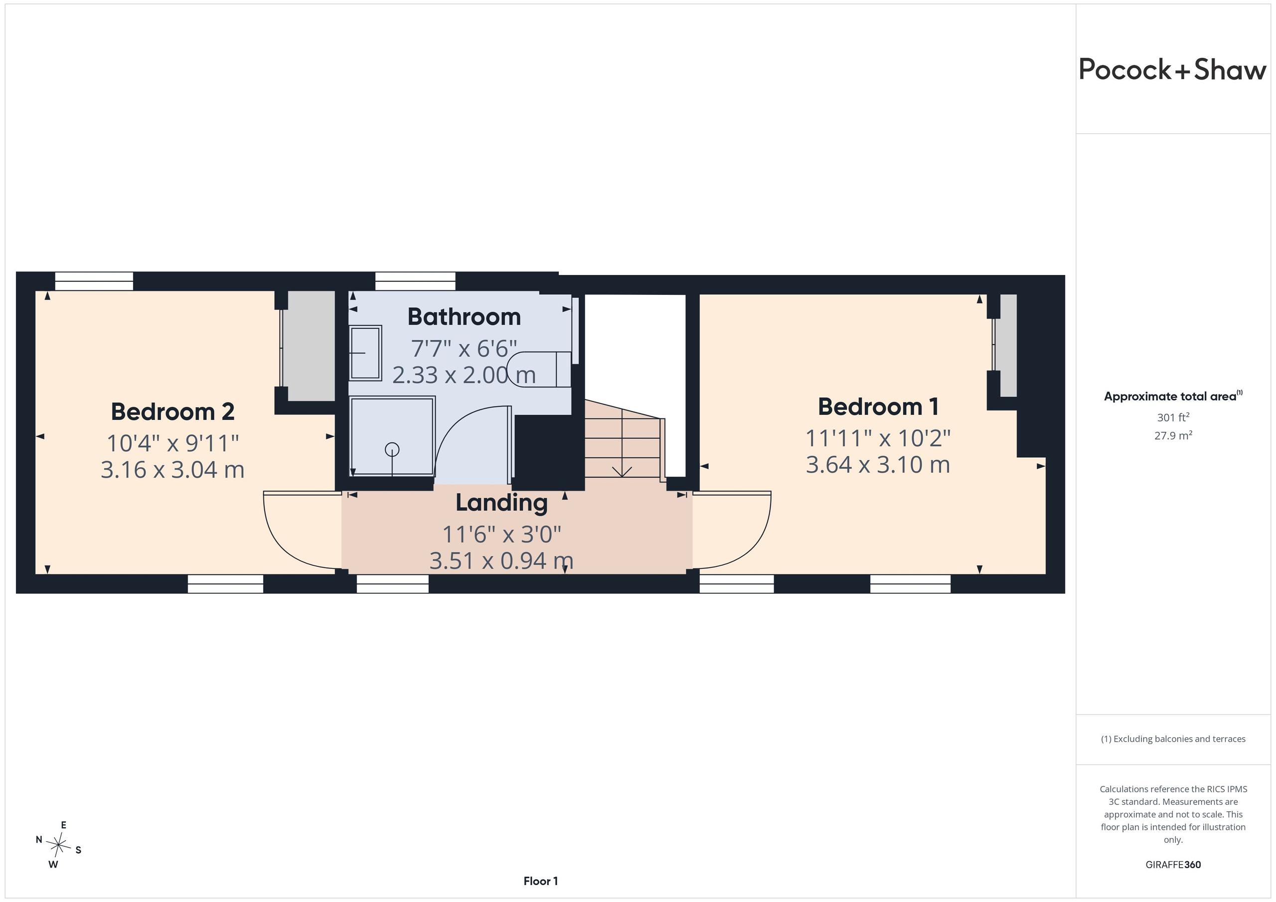 6 The Arch, 81 High Street, Cambridge floorplan