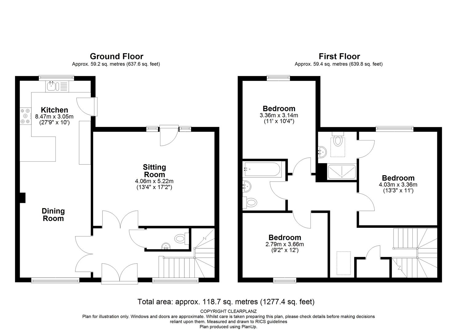 4, Fifehead Manor, Stockbridge floorplan