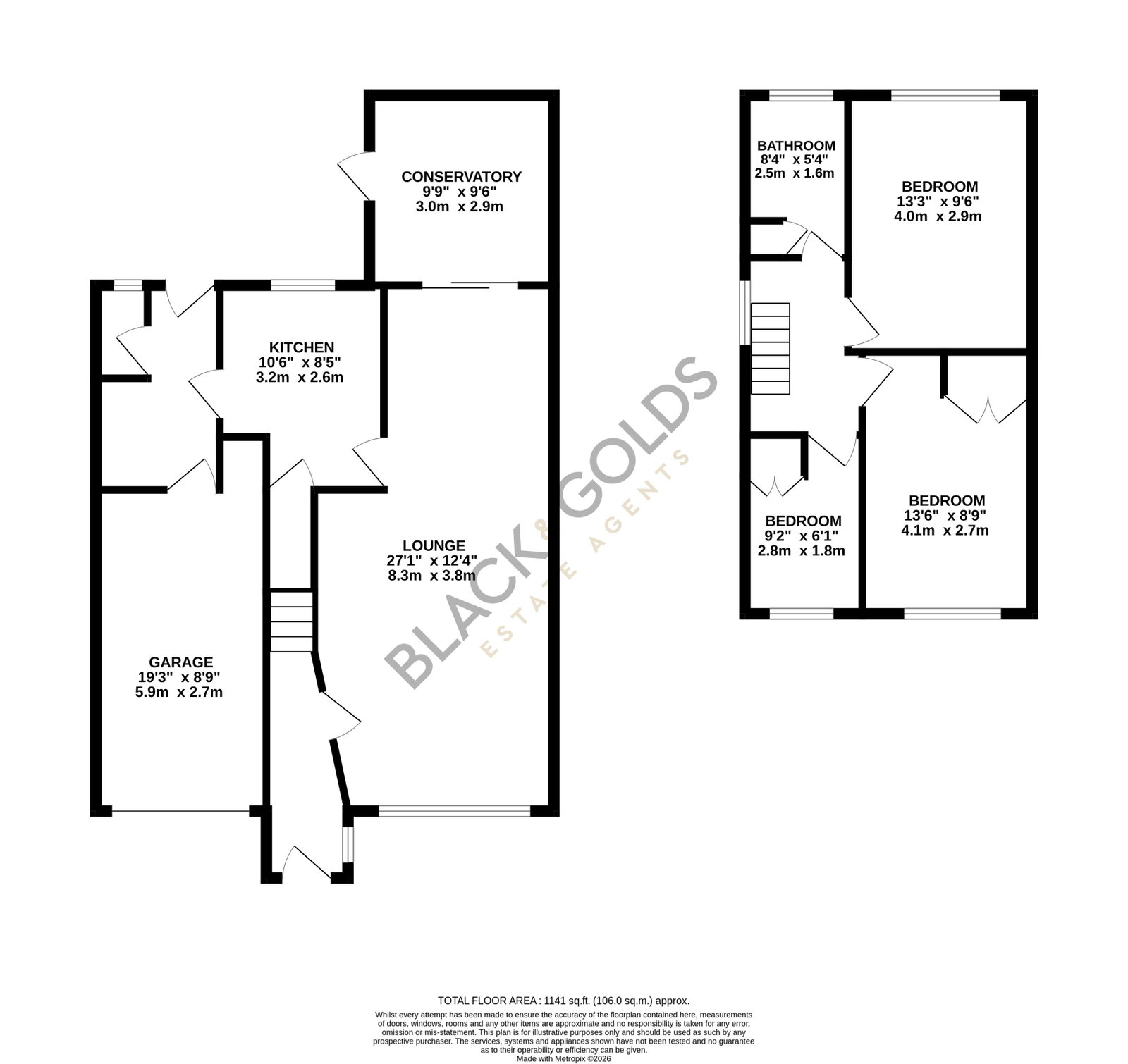 3, Paddocks Road, Birmingham floorplan