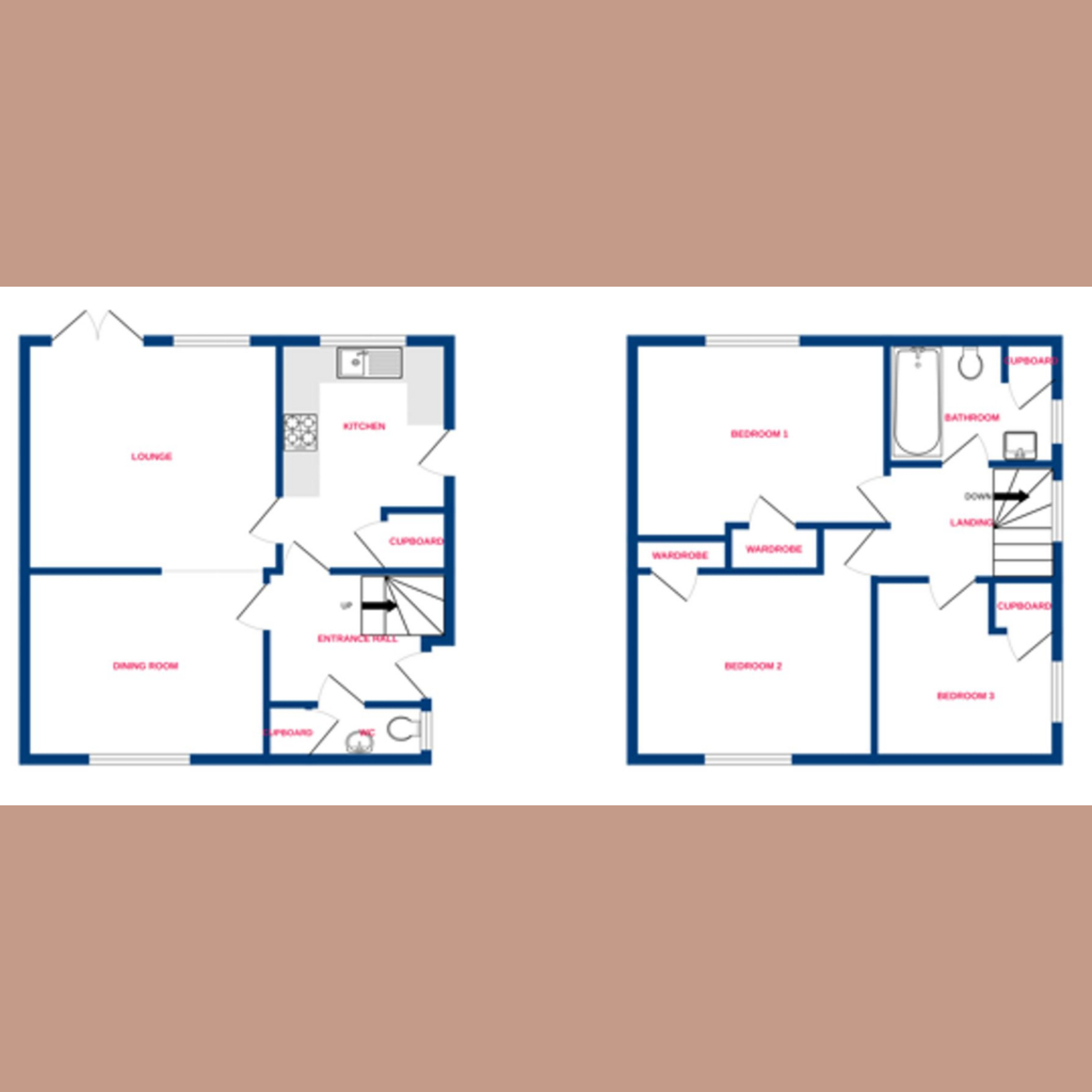 64, Sparrows Herne, Basildon floorplan