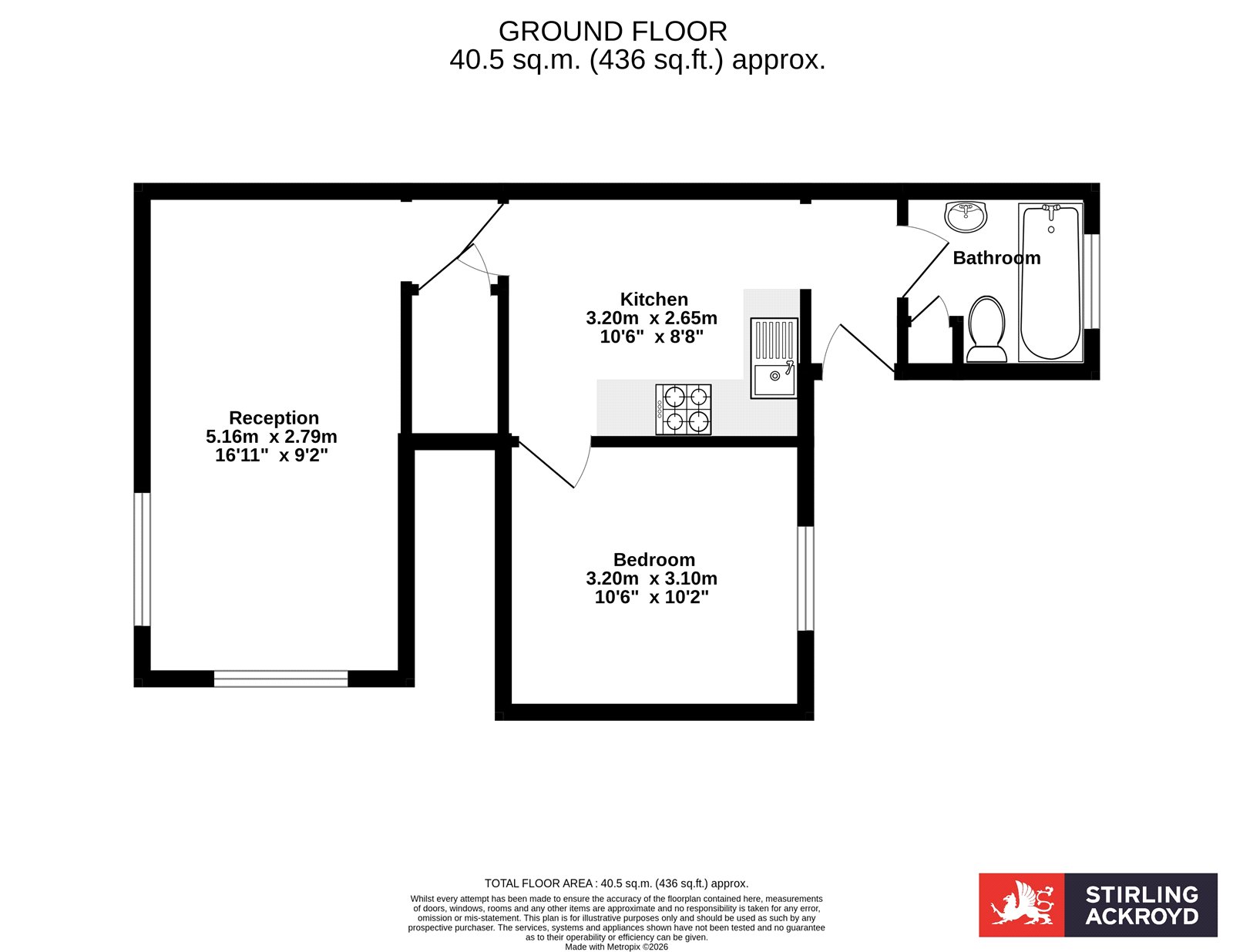 221A, Walton Road, Surrey floorplan