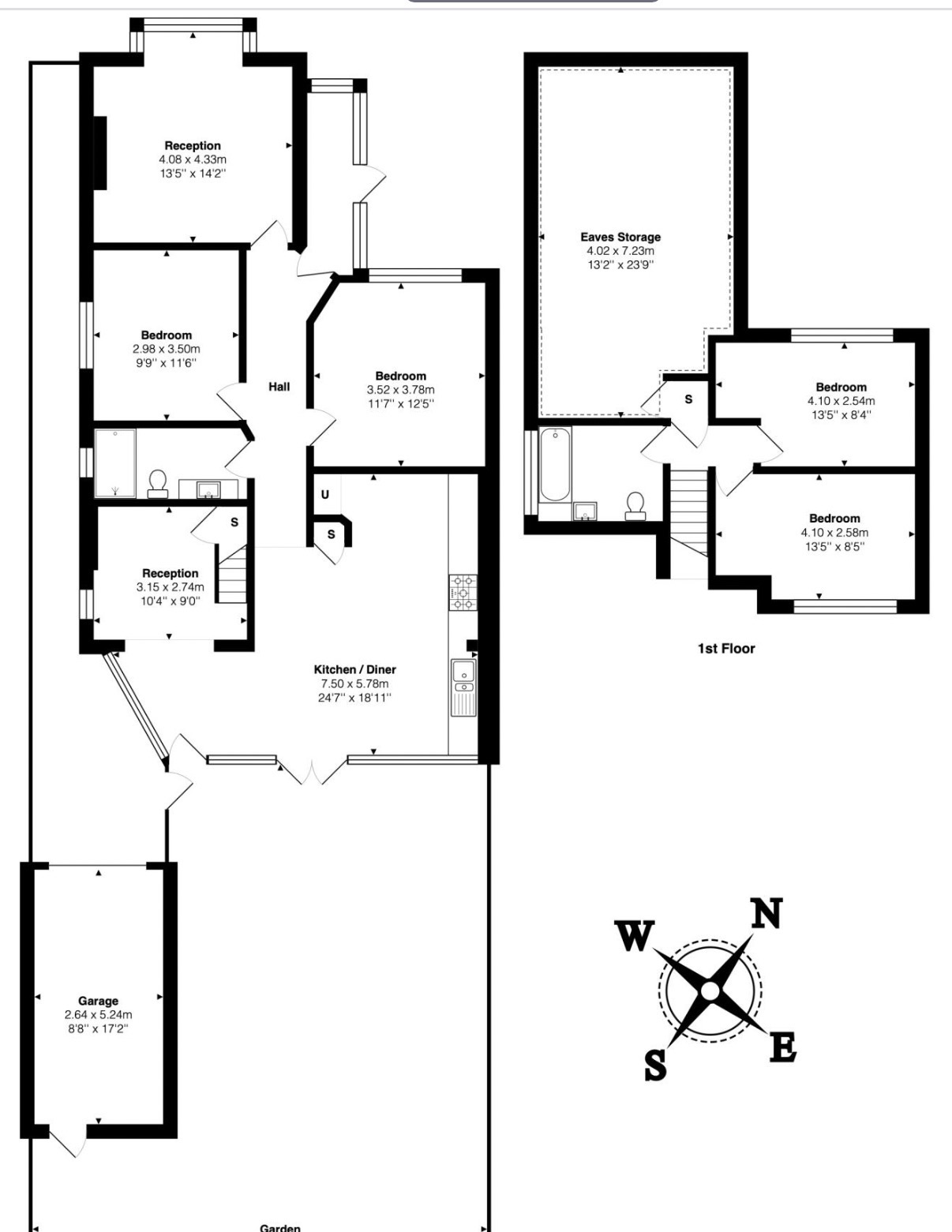 9 Milton Avenue, Barnet floorplan