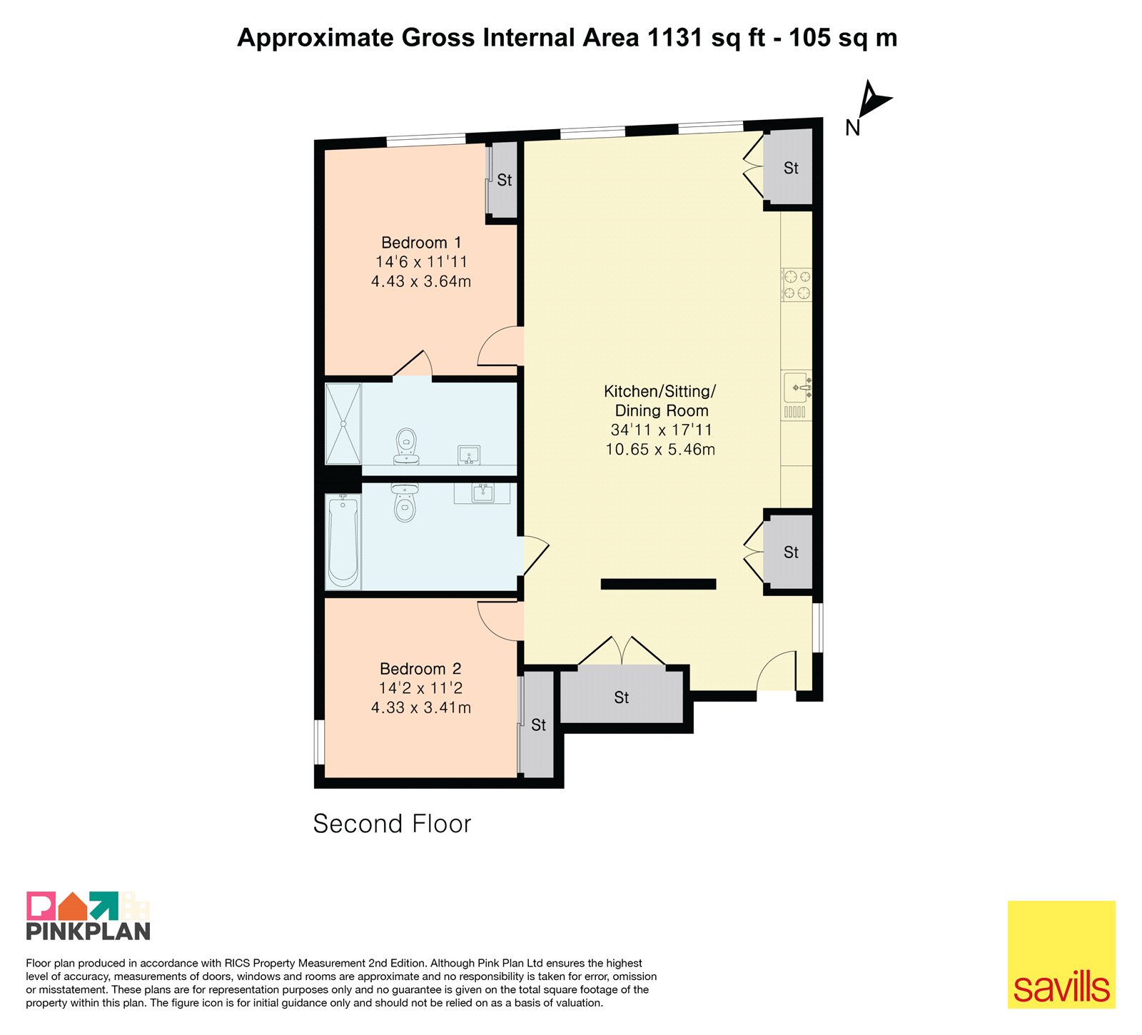 Flat 2, Arclight Lofts, 14-16, Betterton Street, London floorplan