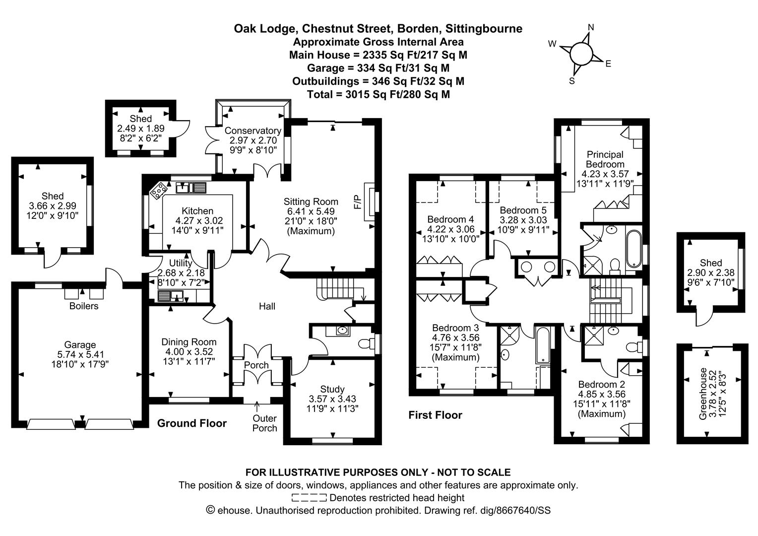 Oak Lodge, Chestnut Street, Sittingbourne floorplan