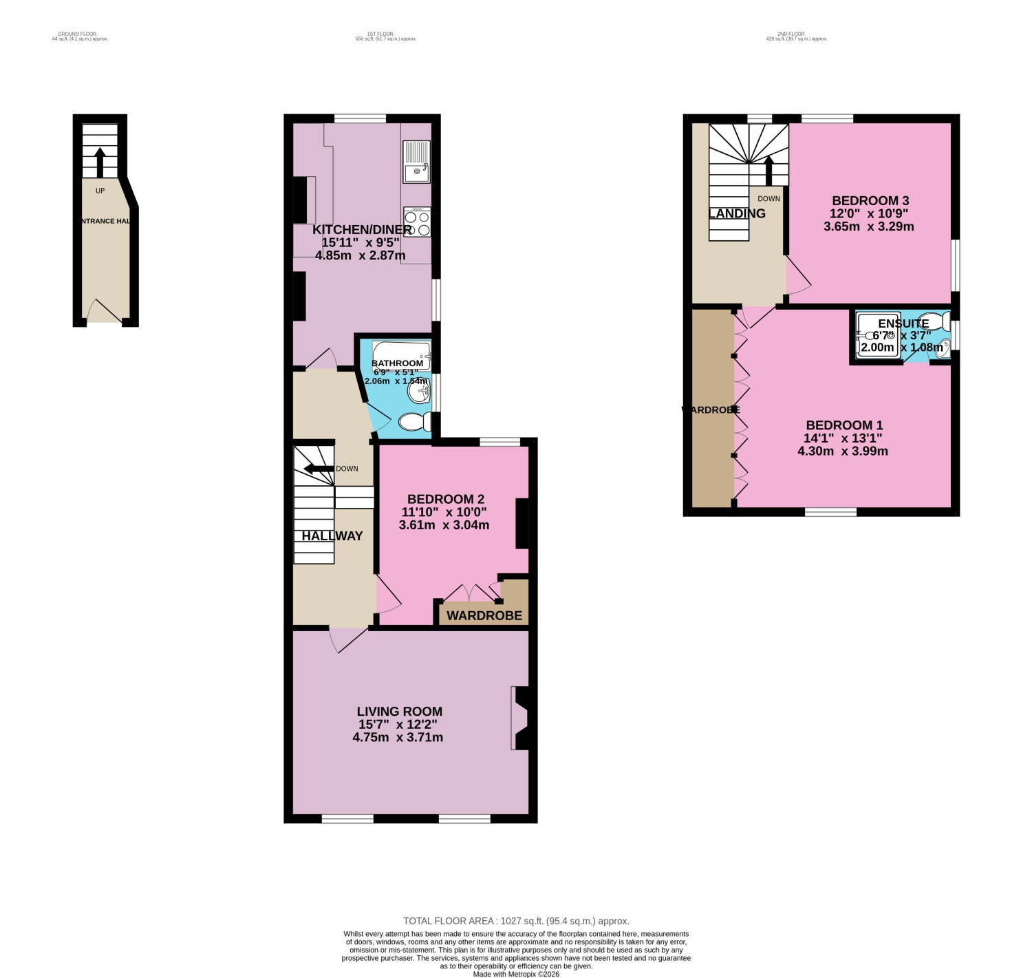 2, College Road, Bromley floorplan