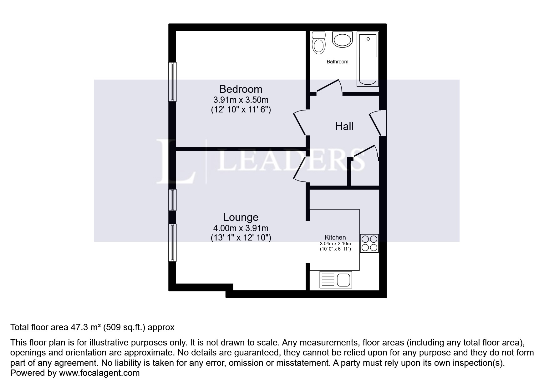 Flat 160, City House, 420 London Road floorplan