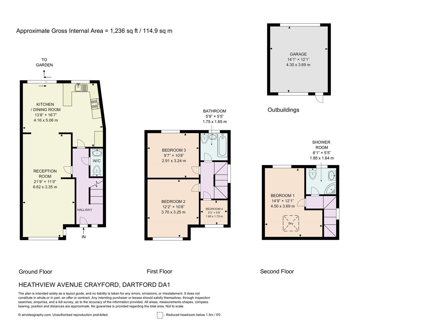 47, Heathview Avenue, Dartford floorplan