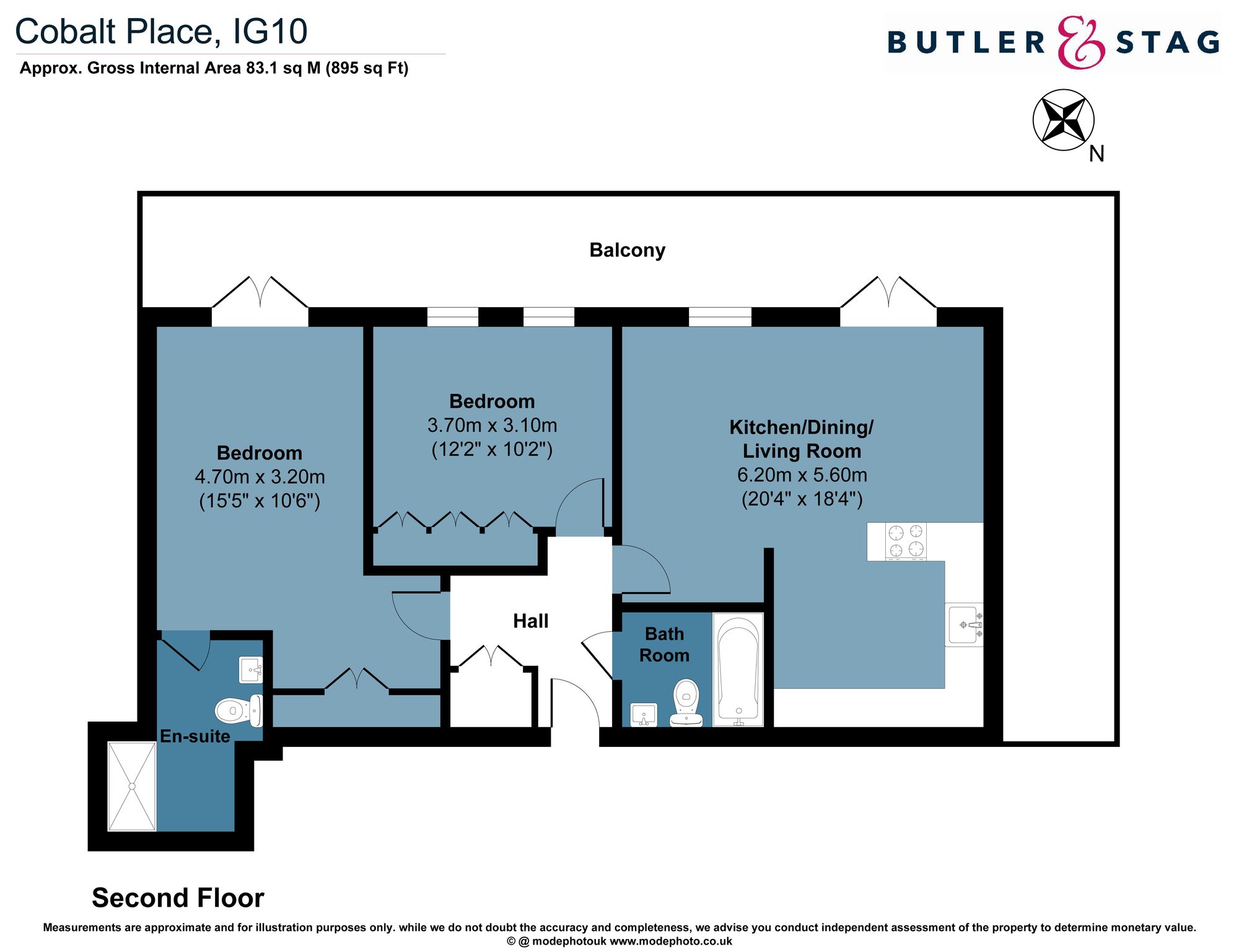 5 Cobalt Place, Loughton floorplan
