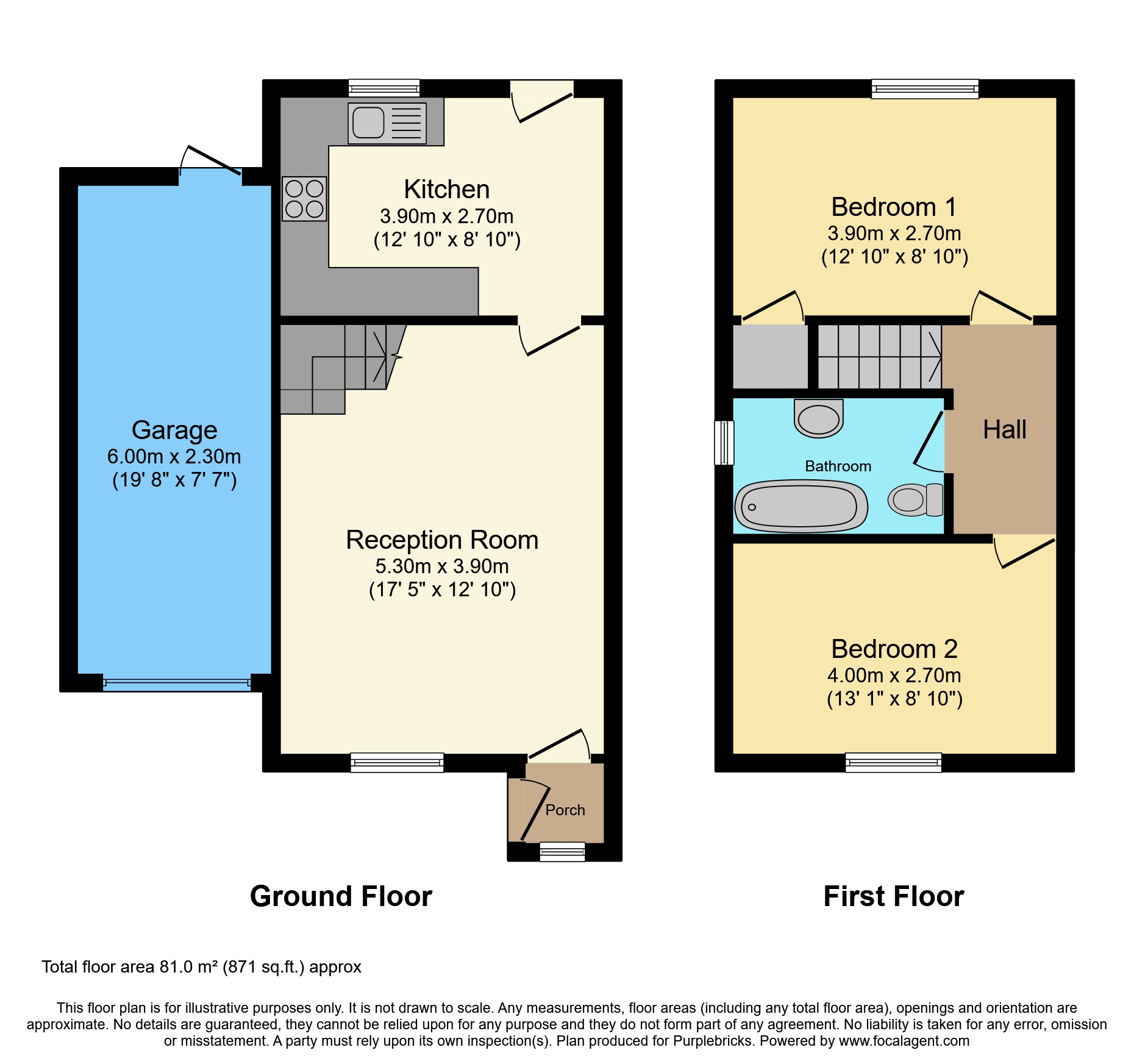 13, Lydstep Road, Barry floorplan