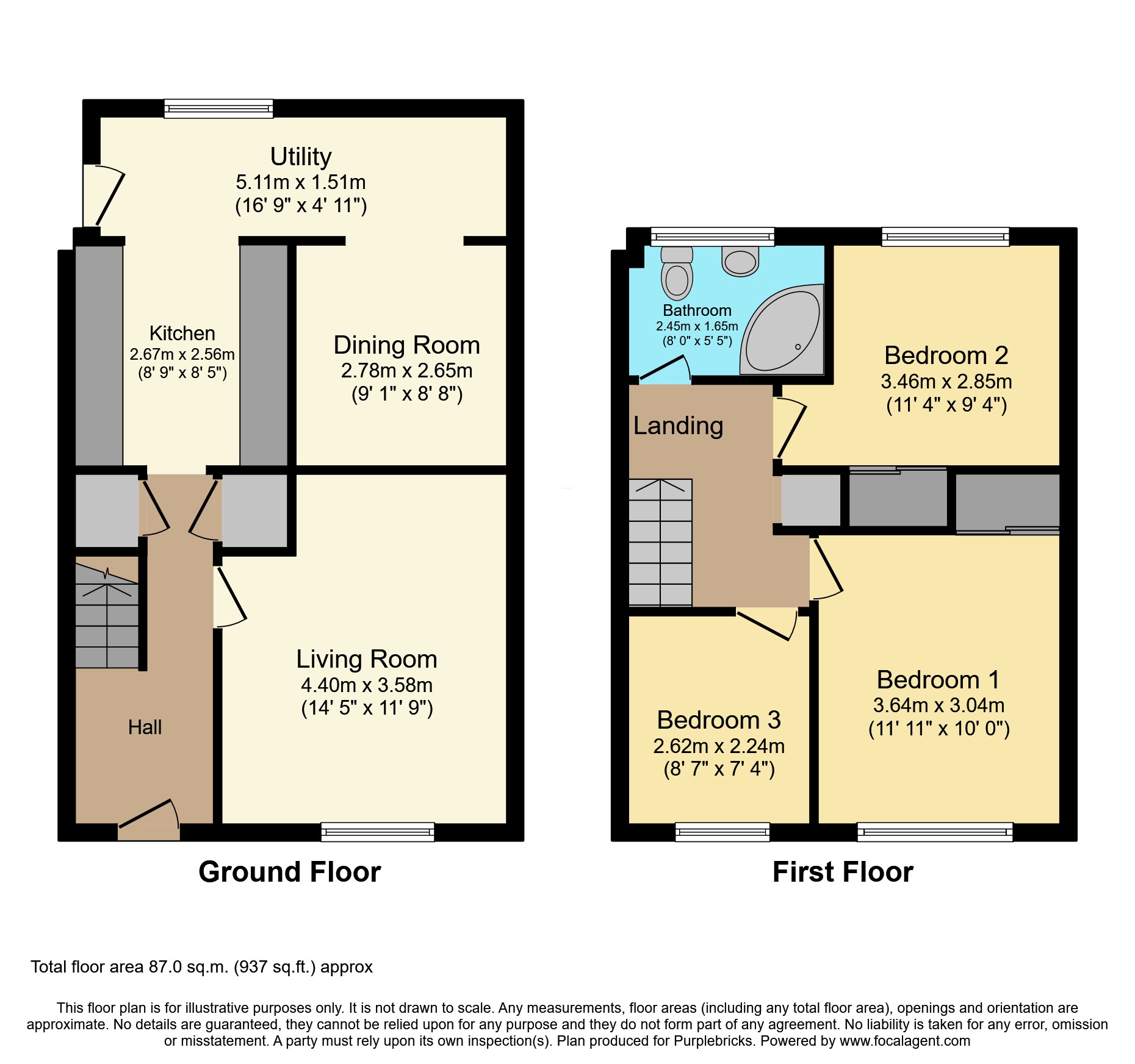35, Cheviot Drive, Bristol floorplan