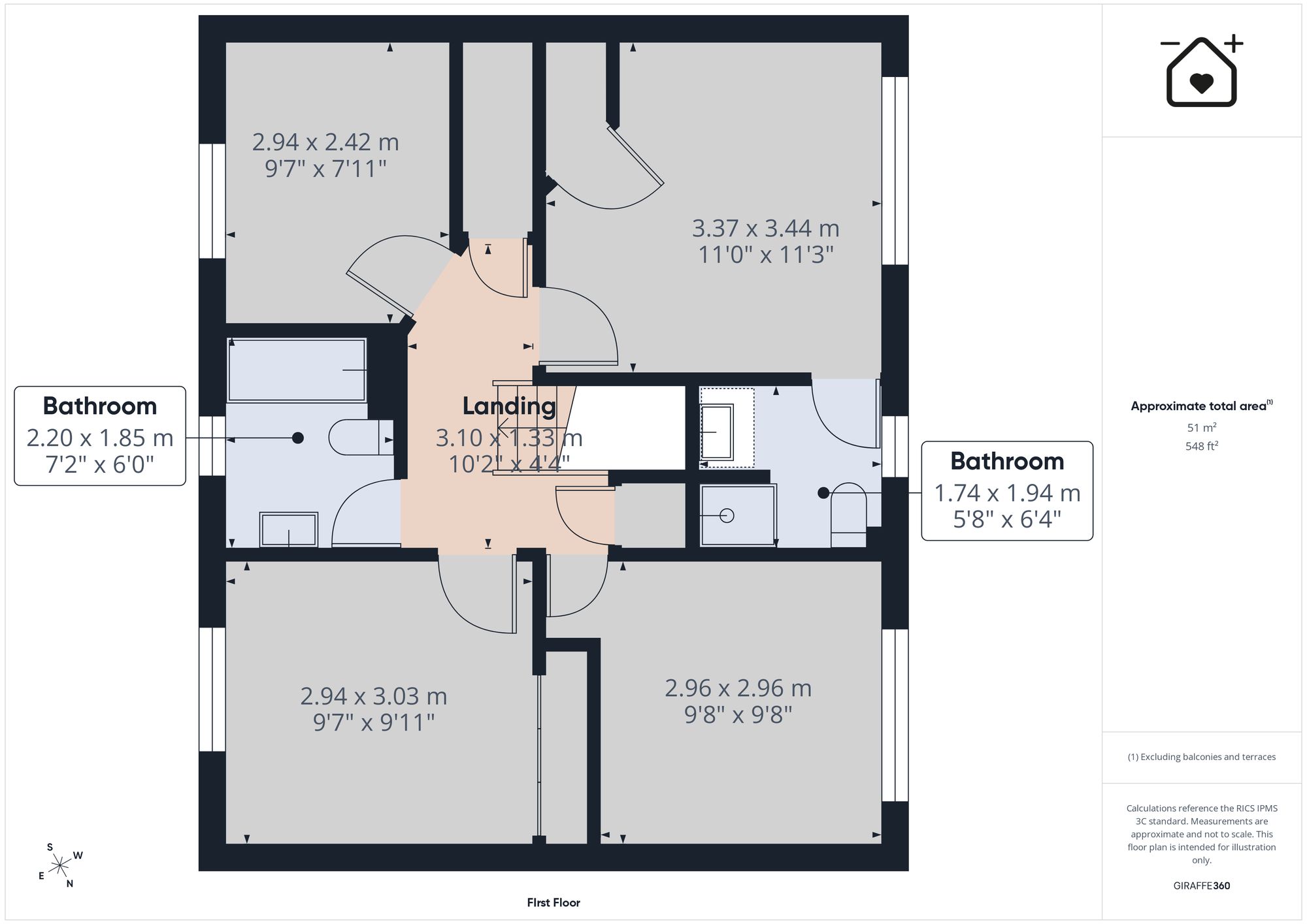 22 Cilgant Y Meillion, Barry floorplan