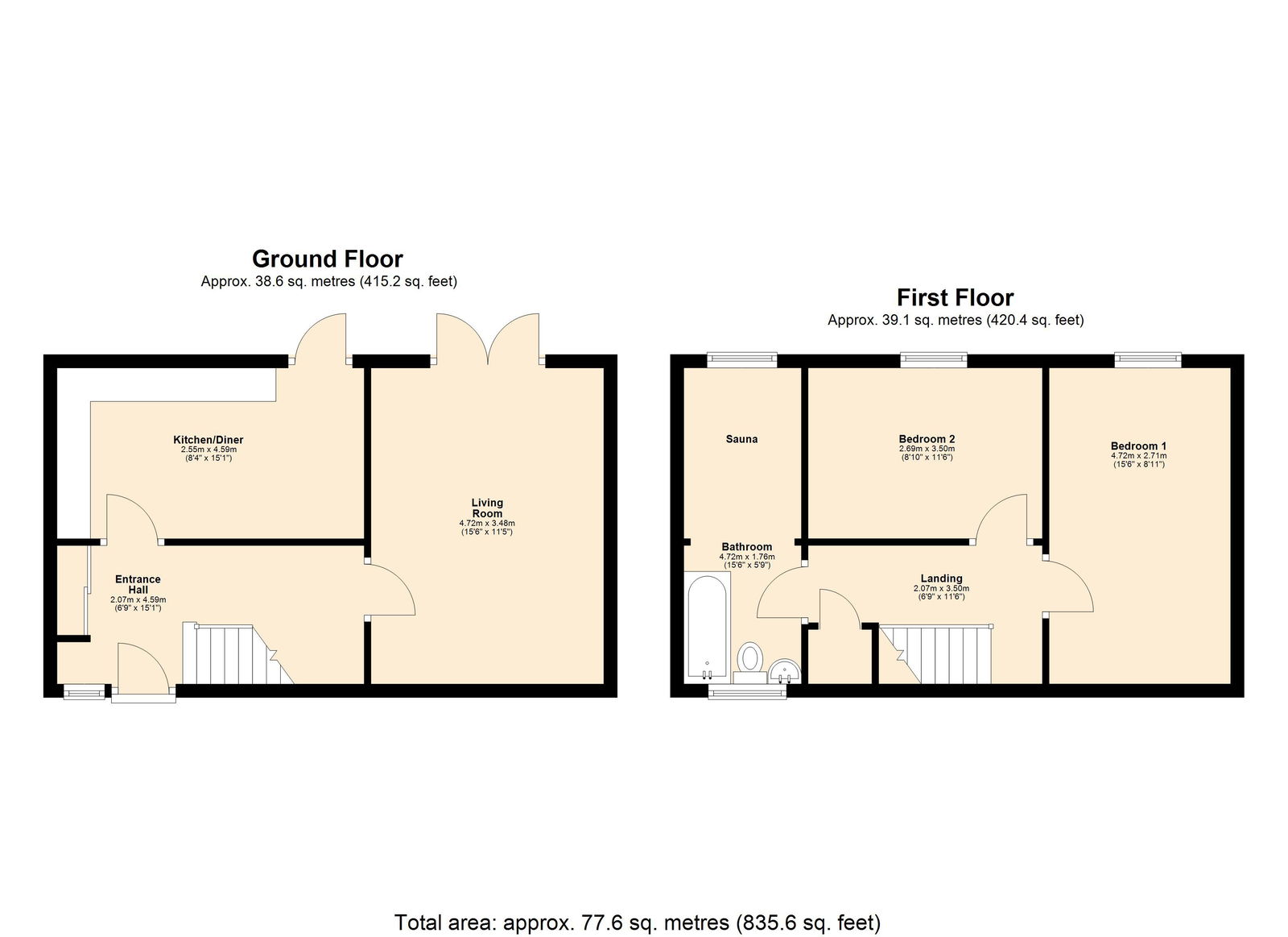 43, Hartshead, Skelmersdale floorplan