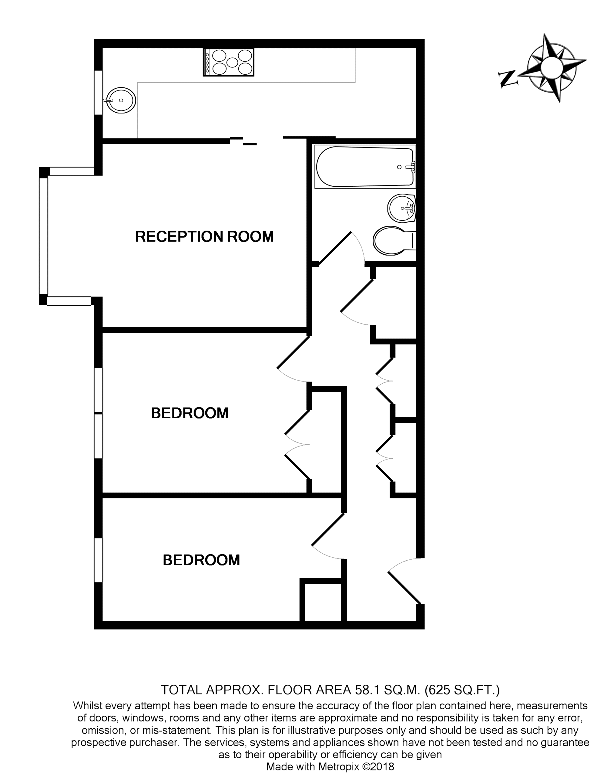2 Bedrooms Flat to rent in 7 Fairfield South, Kingston Upon Thames KT1