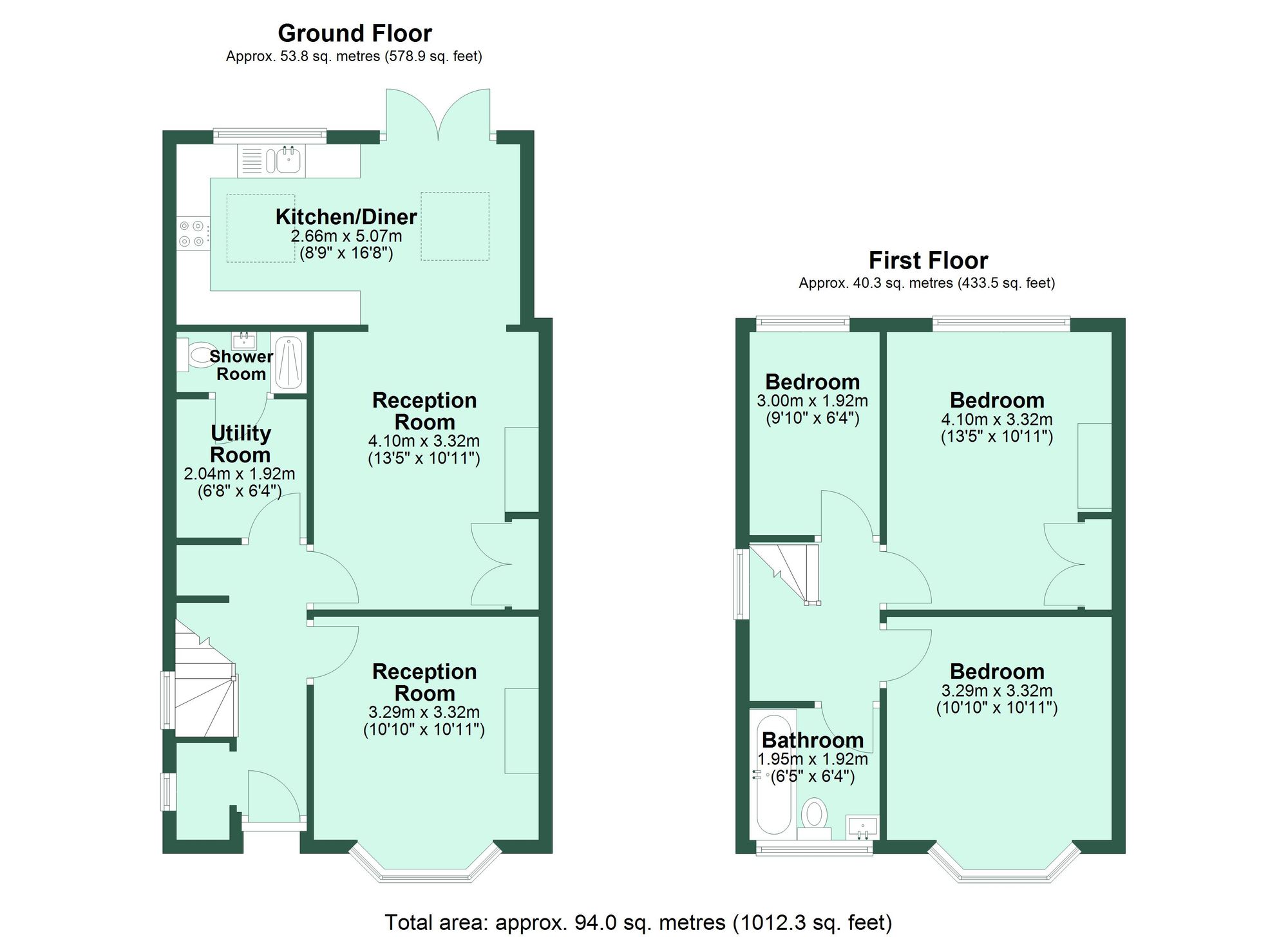 111 Gammons Lane, Watford floorplan