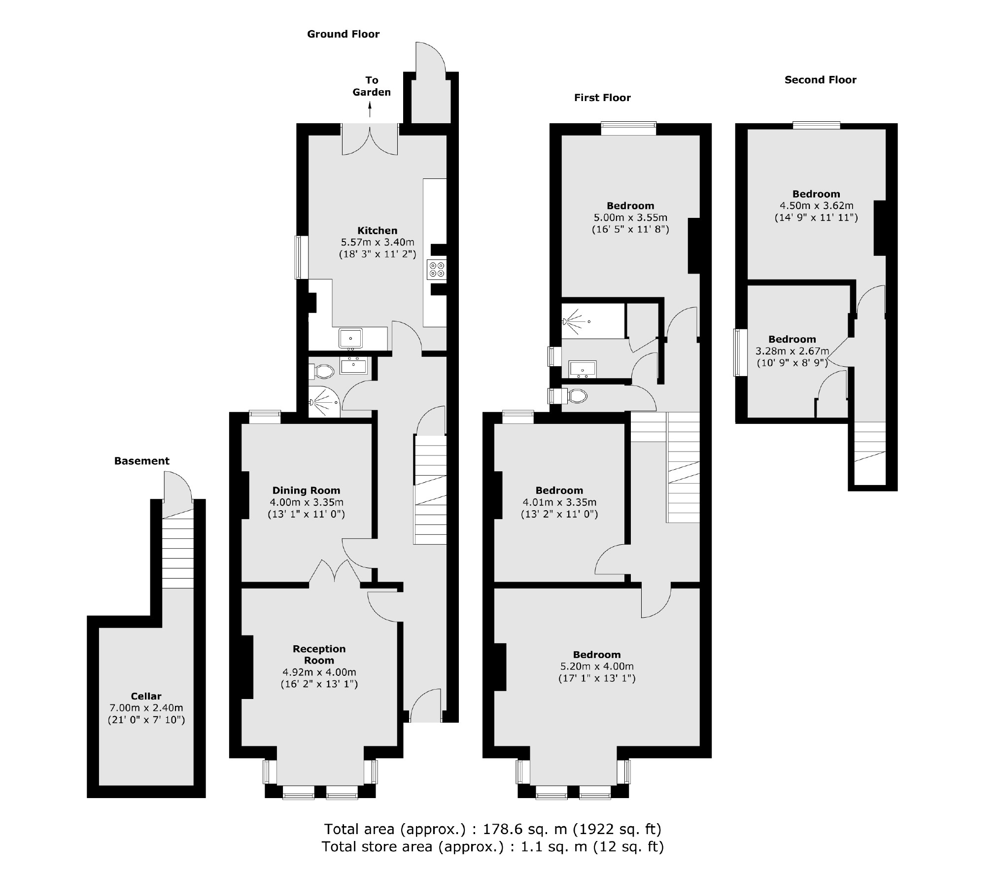 72, Killyon Road, London floorplan