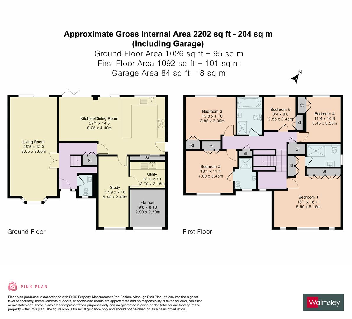 15, Blackthorn Close, Reading floorplan