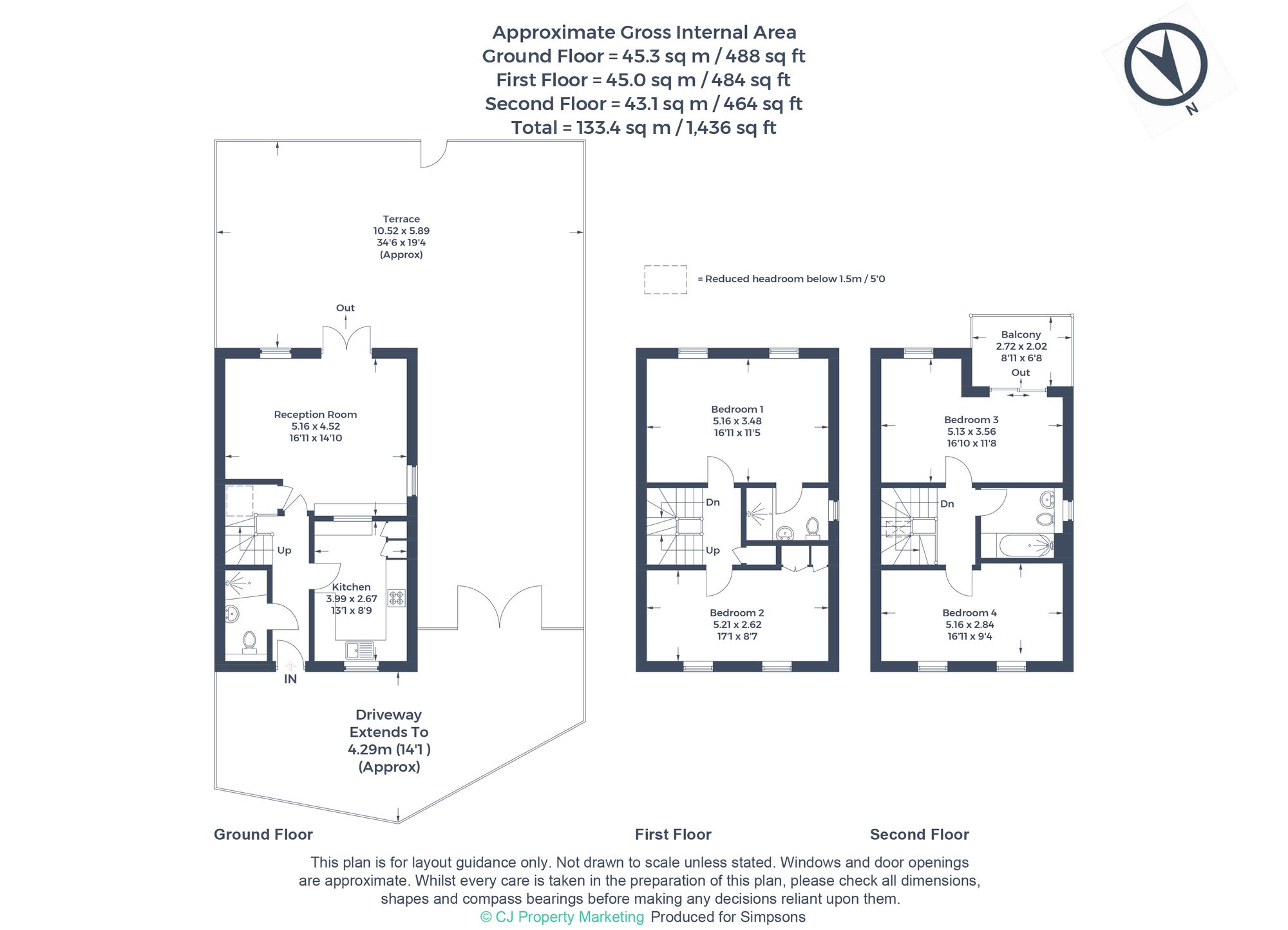 126 Caldecott Road, Abingdon floorplan
