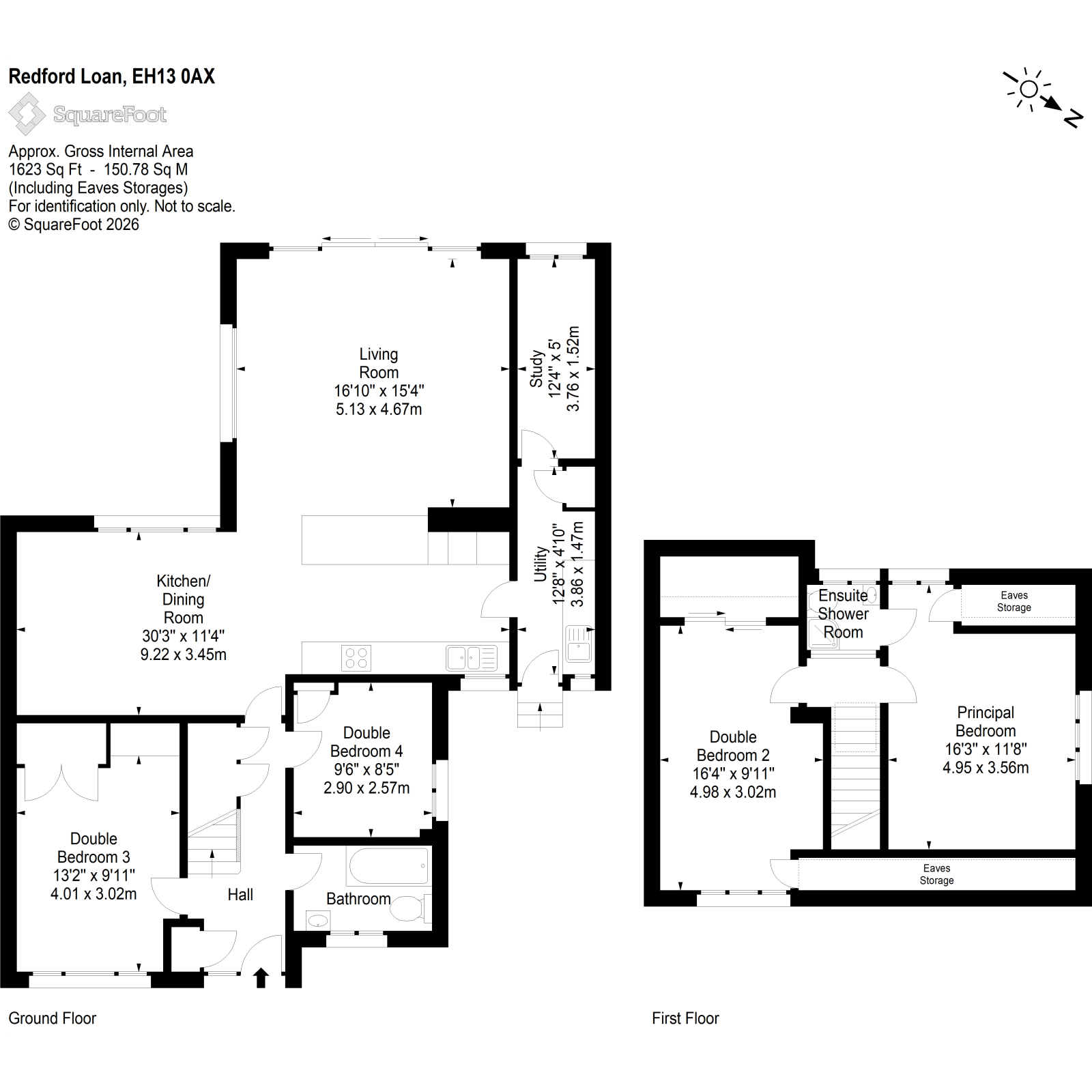8 Redford Loan, Colinton floorplan