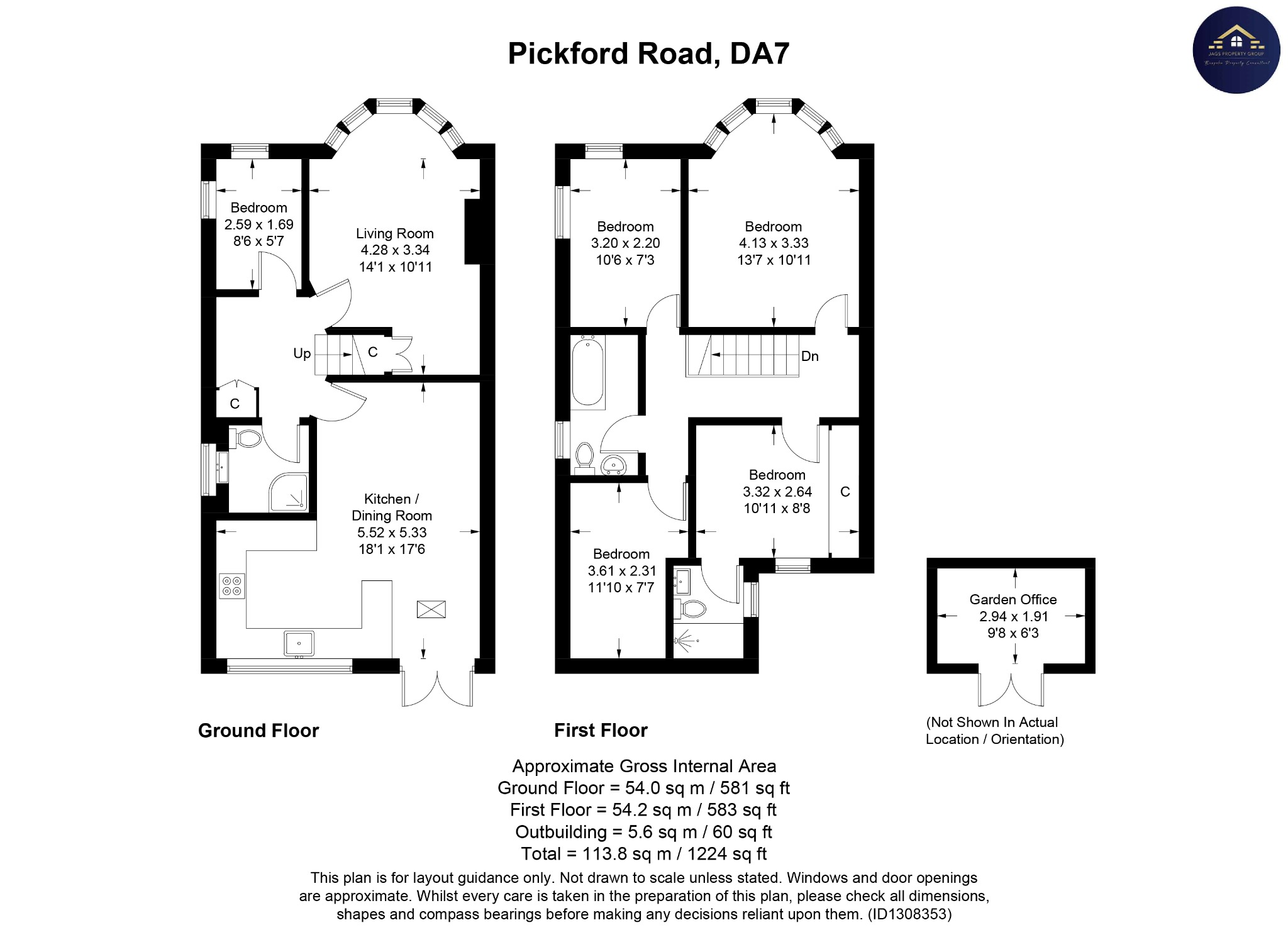 38, Pickford Road, Bexleyheath floorplan