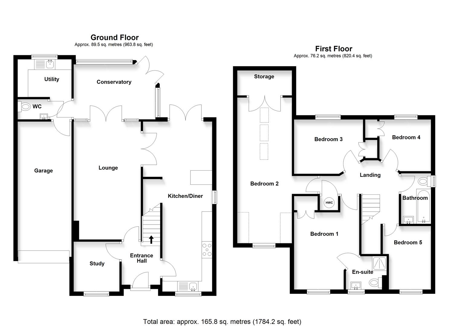 11, Thirlmere, Stevenage floorplan